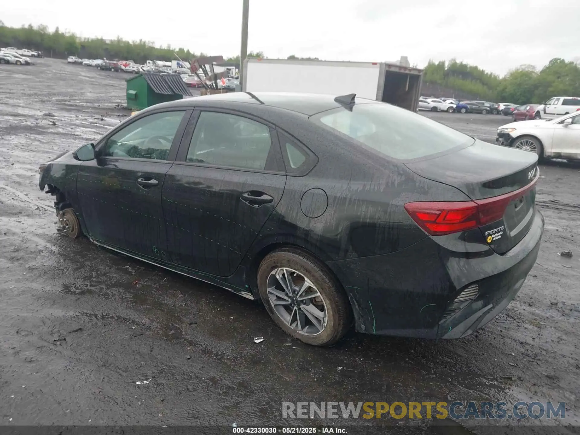 3 Photograph of a damaged car 3KPF24AD4NE429525 KIA FORTE 2022