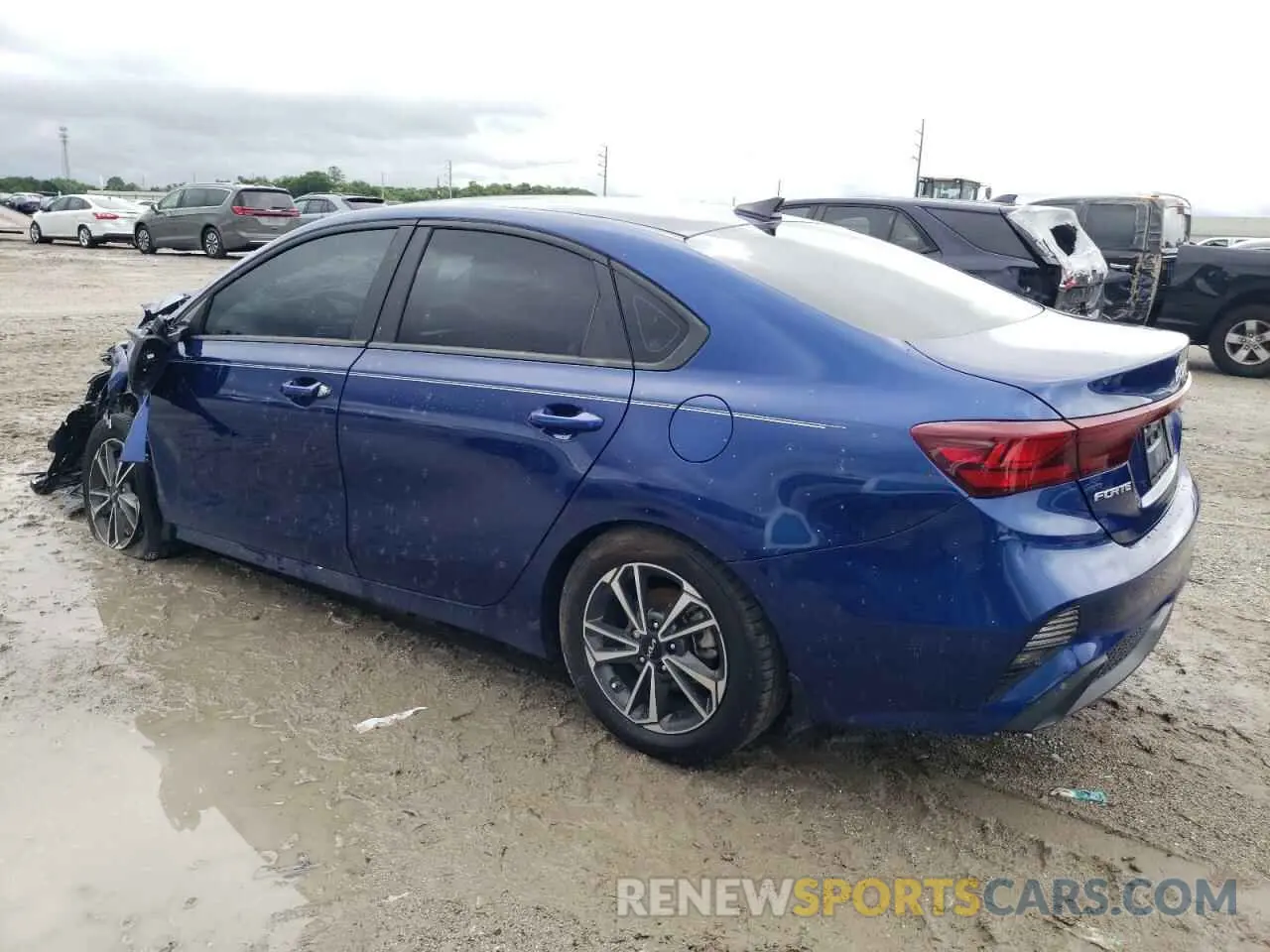 2 Photograph of a damaged car 3KPF24AD4NE429606 KIA FORTE 2022