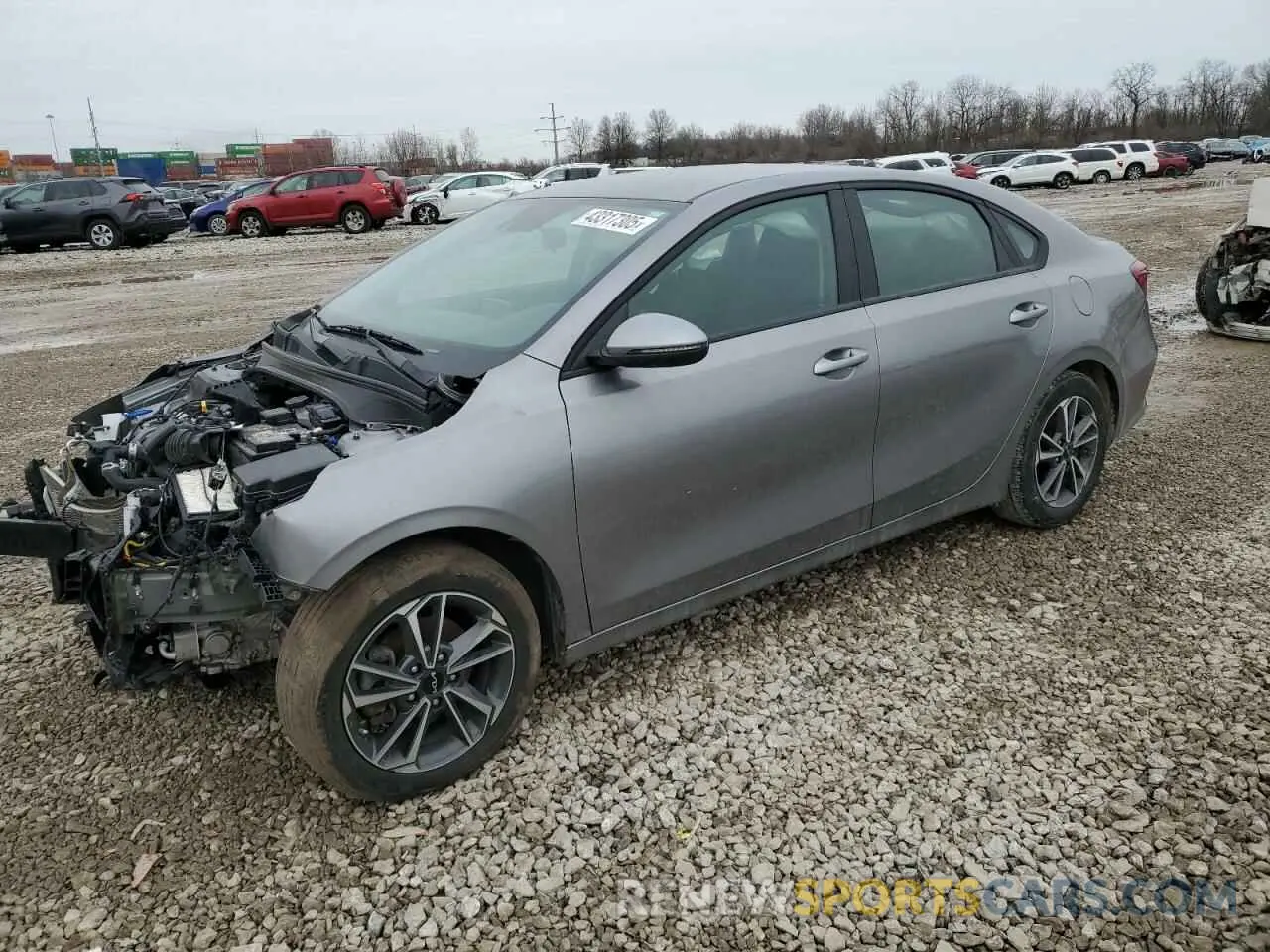 1 Photograph of a damaged car 3KPF24AD4NE429640 KIA FORTE 2022