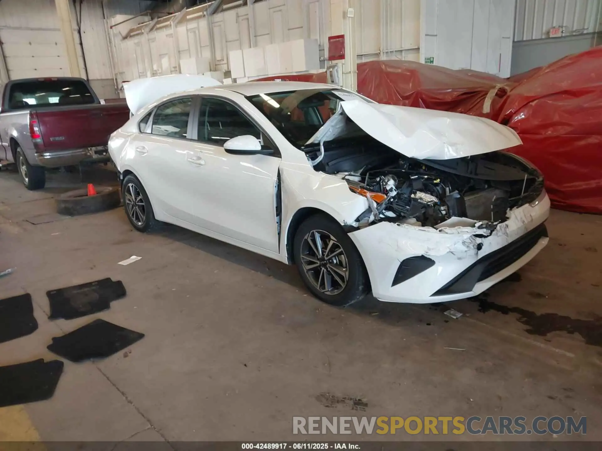 1 Photograph of a damaged car 3KPF24AD4NE431727 KIA FORTE 2022