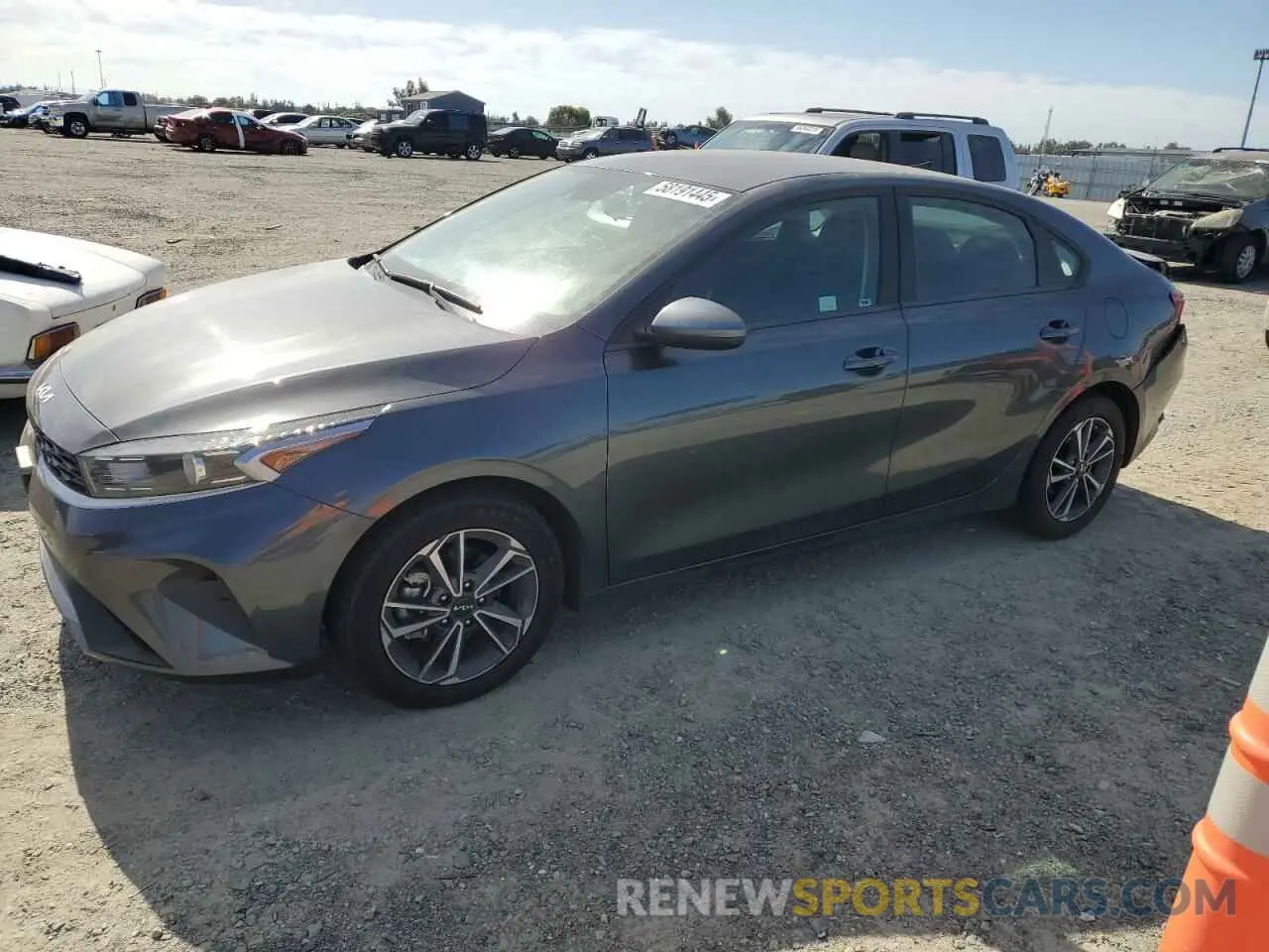 1 Photograph of a damaged car 3KPF24AD4NE439455 KIA FORTE 2022