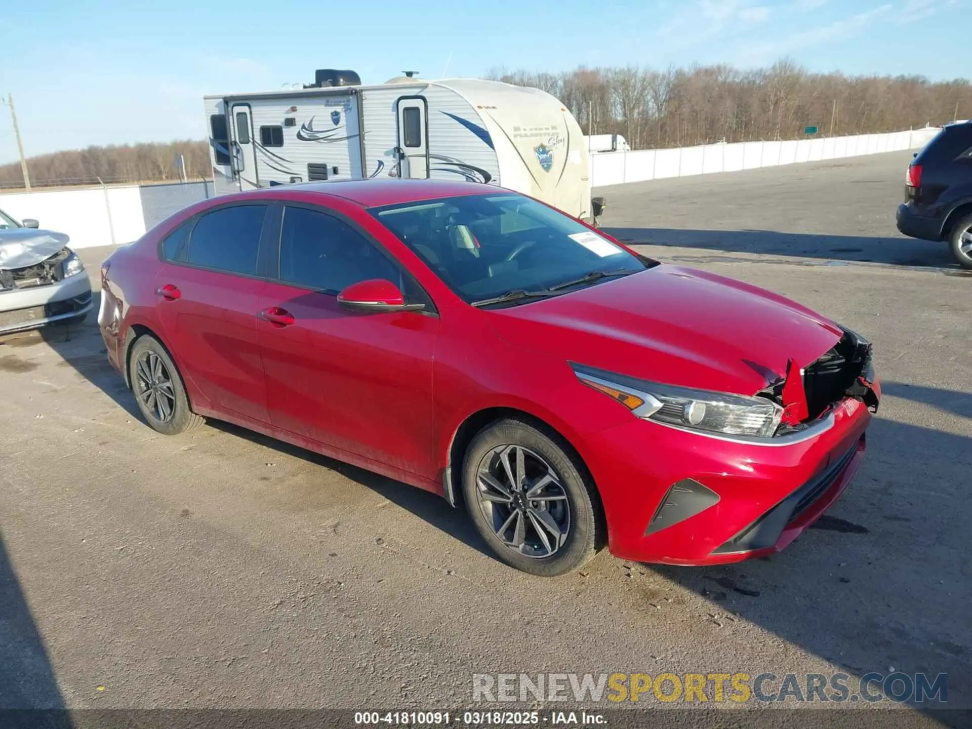 1 Photograph of a damaged car 3KPF24AD4NE472102 KIA FORTE 2022