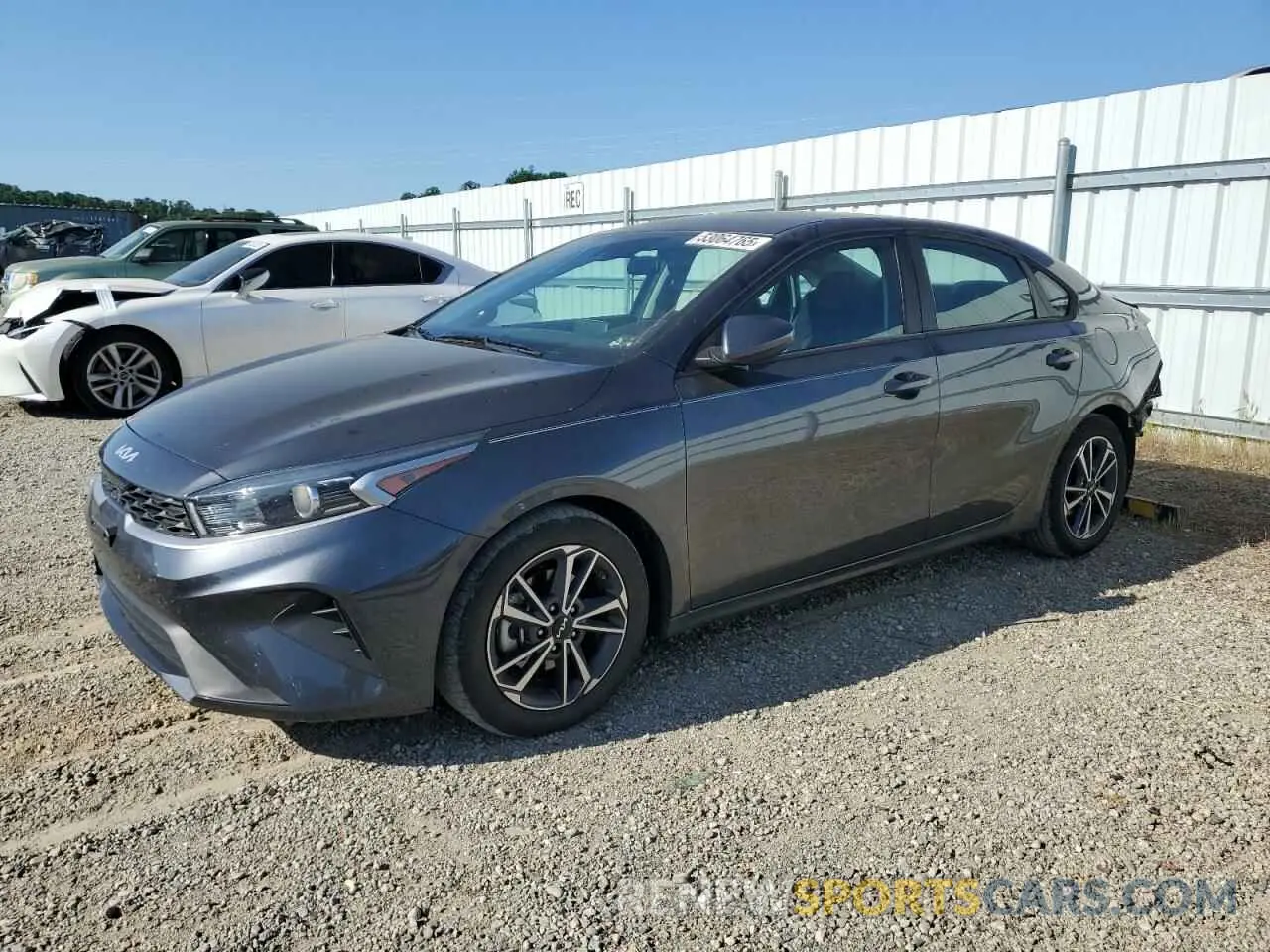 1 Photograph of a damaged car 3KPF24AD4NE495833 KIA FORTE 2022