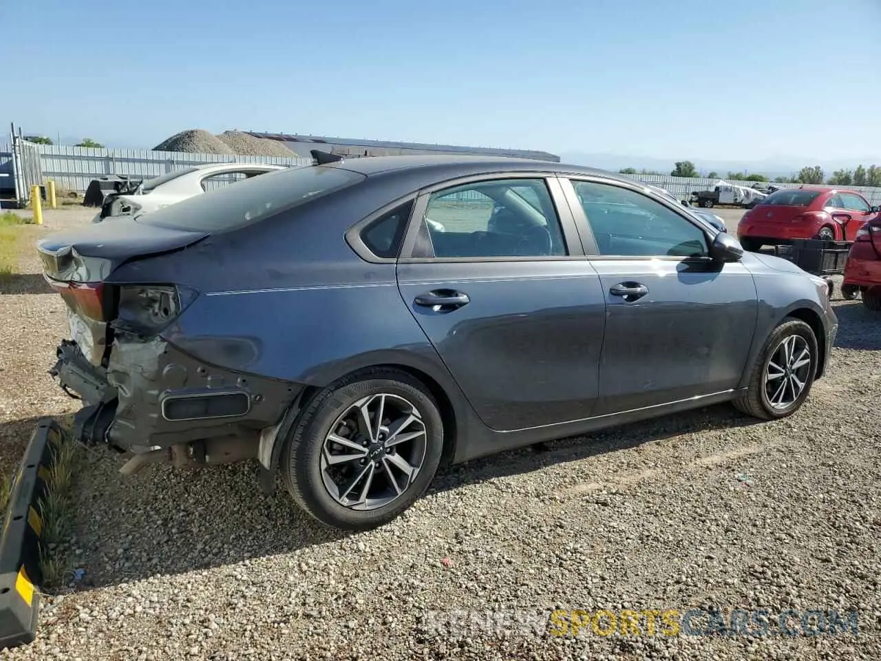 3 Photograph of a damaged car 3KPF24AD4NE495833 KIA FORTE 2022