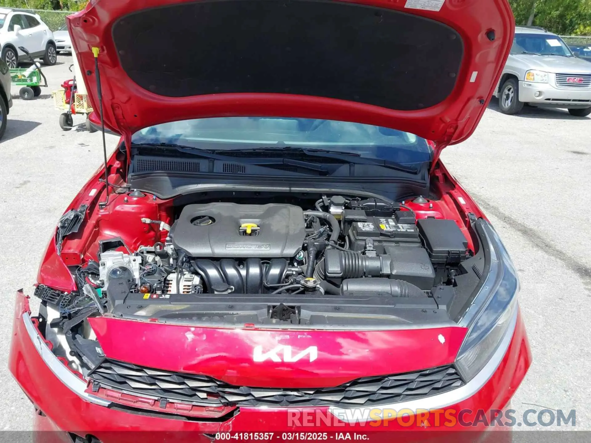 10 Photograph of a damaged car 3KPF24AD5NE425273 KIA FORTE 2022