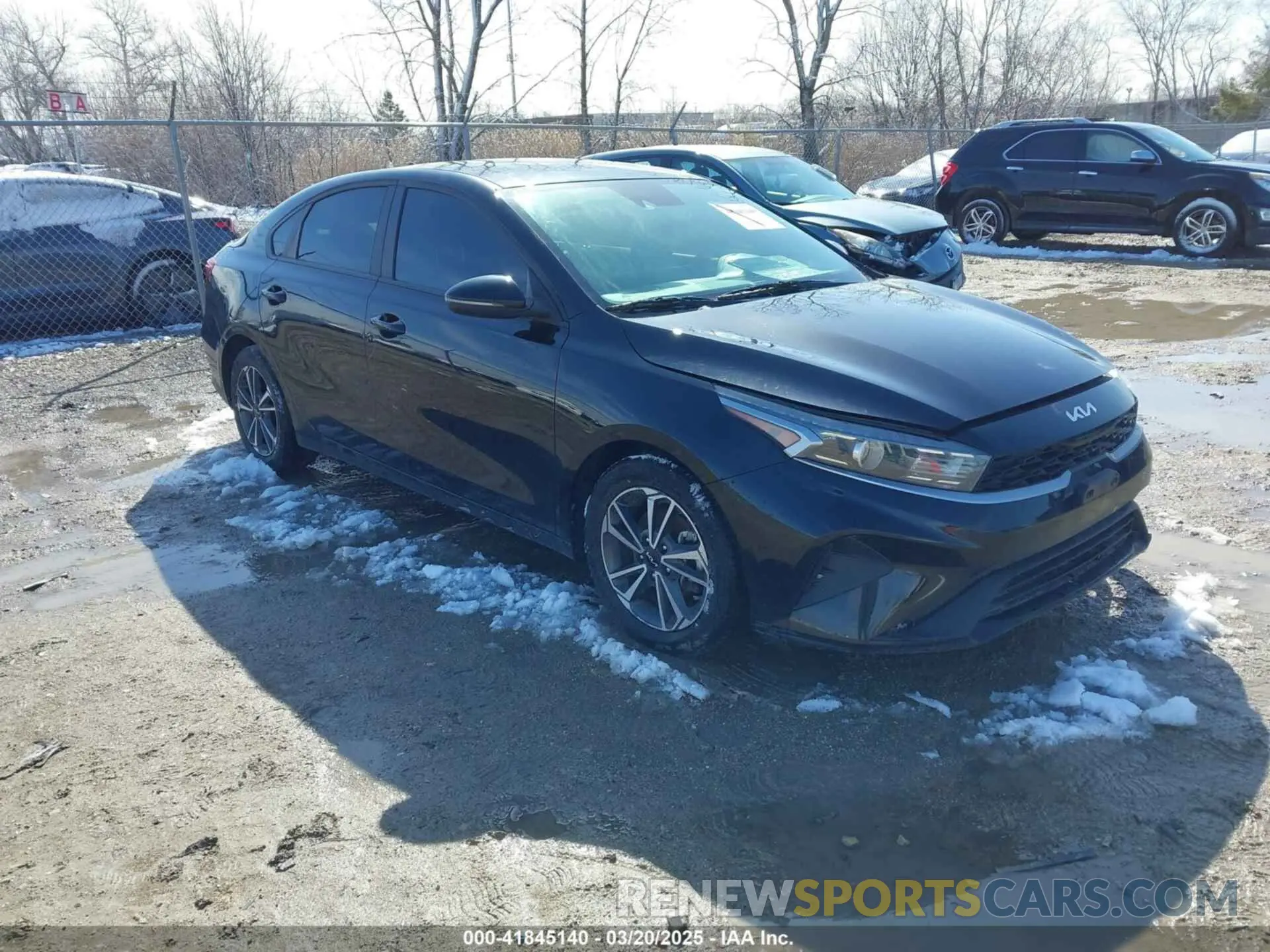 1 Photograph of a damaged car 3KPF24AD6NE424973 KIA FORTE 2022
