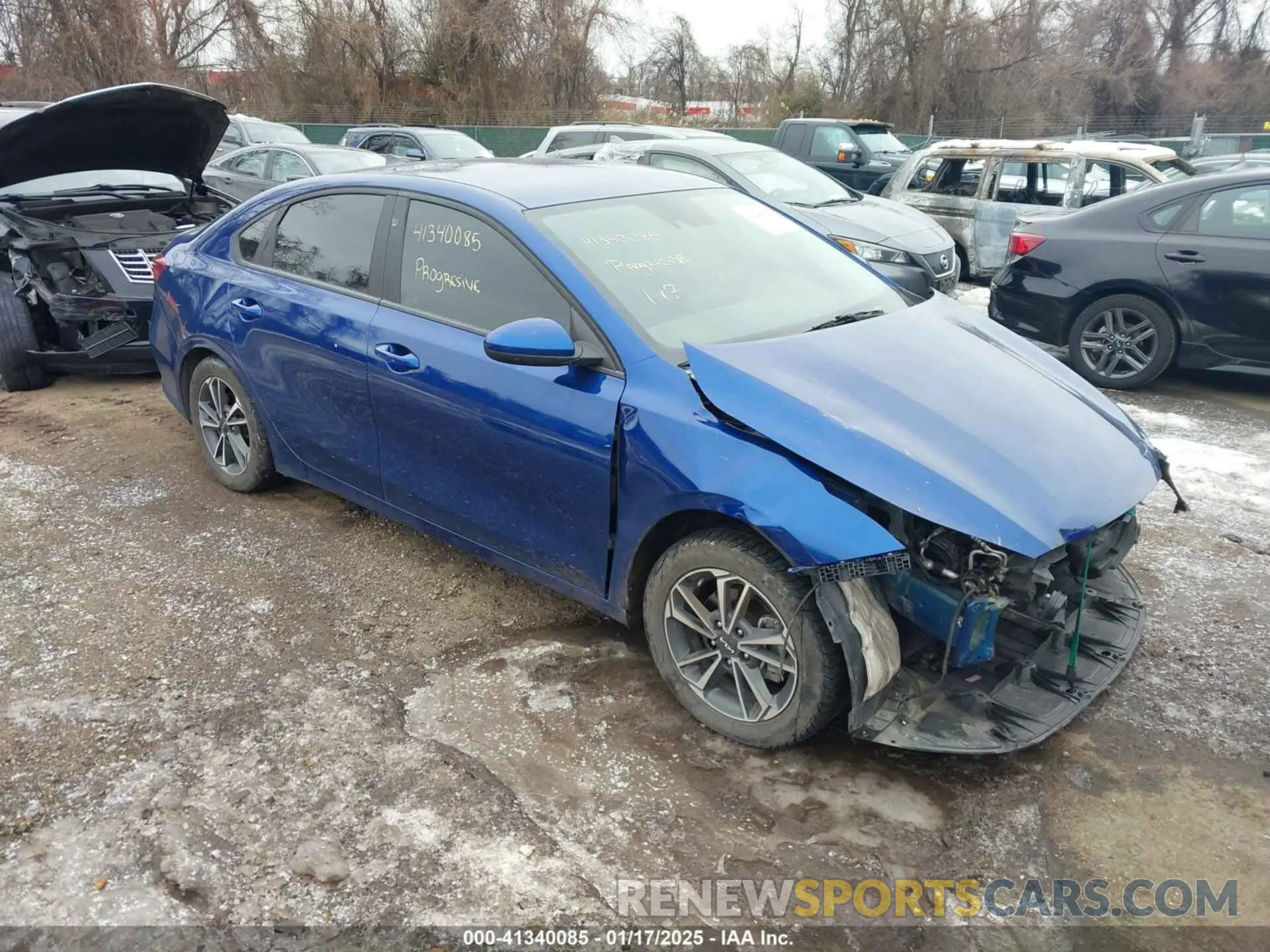1 Photograph of a damaged car 3KPF24AD6NE428098 KIA FORTE 2022