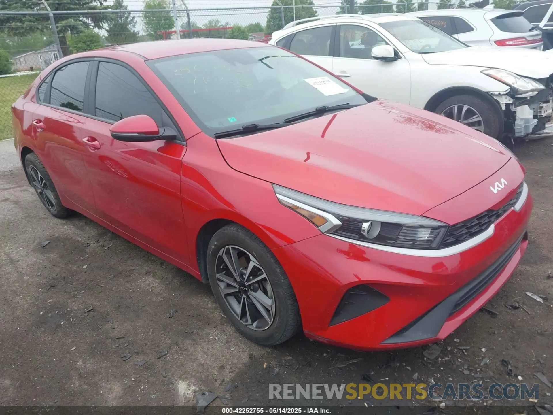1 Photograph of a damaged car 3KPF24AD6NE428294 KIA FORTE 2022