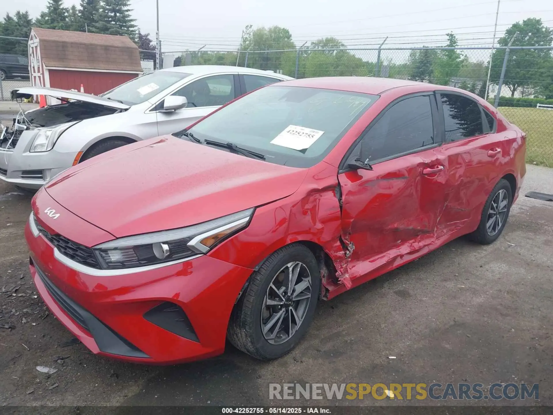2 Photograph of a damaged car 3KPF24AD6NE428294 KIA FORTE 2022