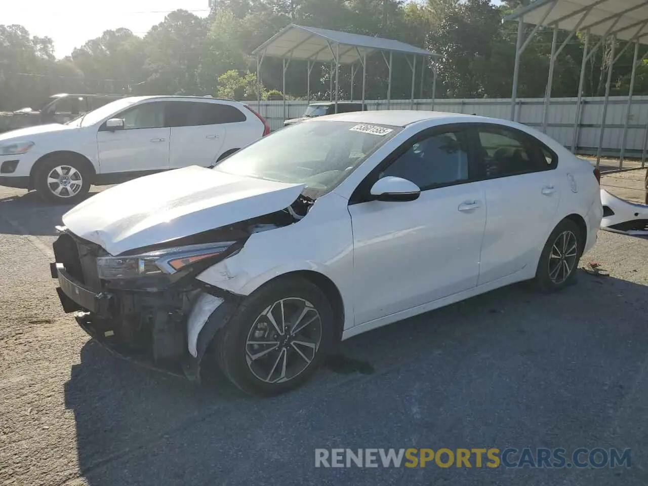 1 Photograph of a damaged car 3KPF24AD6NE443278 KIA FORTE 2022