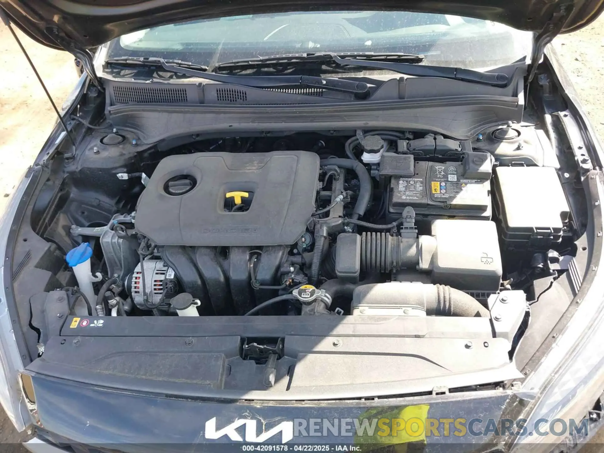 10 Фотография поврежденного автомобиля 3KPF24AD6NE474949 KIA FORTE 2022