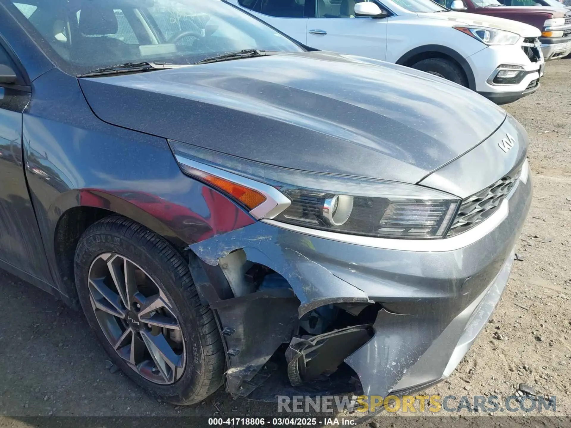 6 Photograph of a damaged car 3KPF24AD6NE483506 KIA FORTE 2022