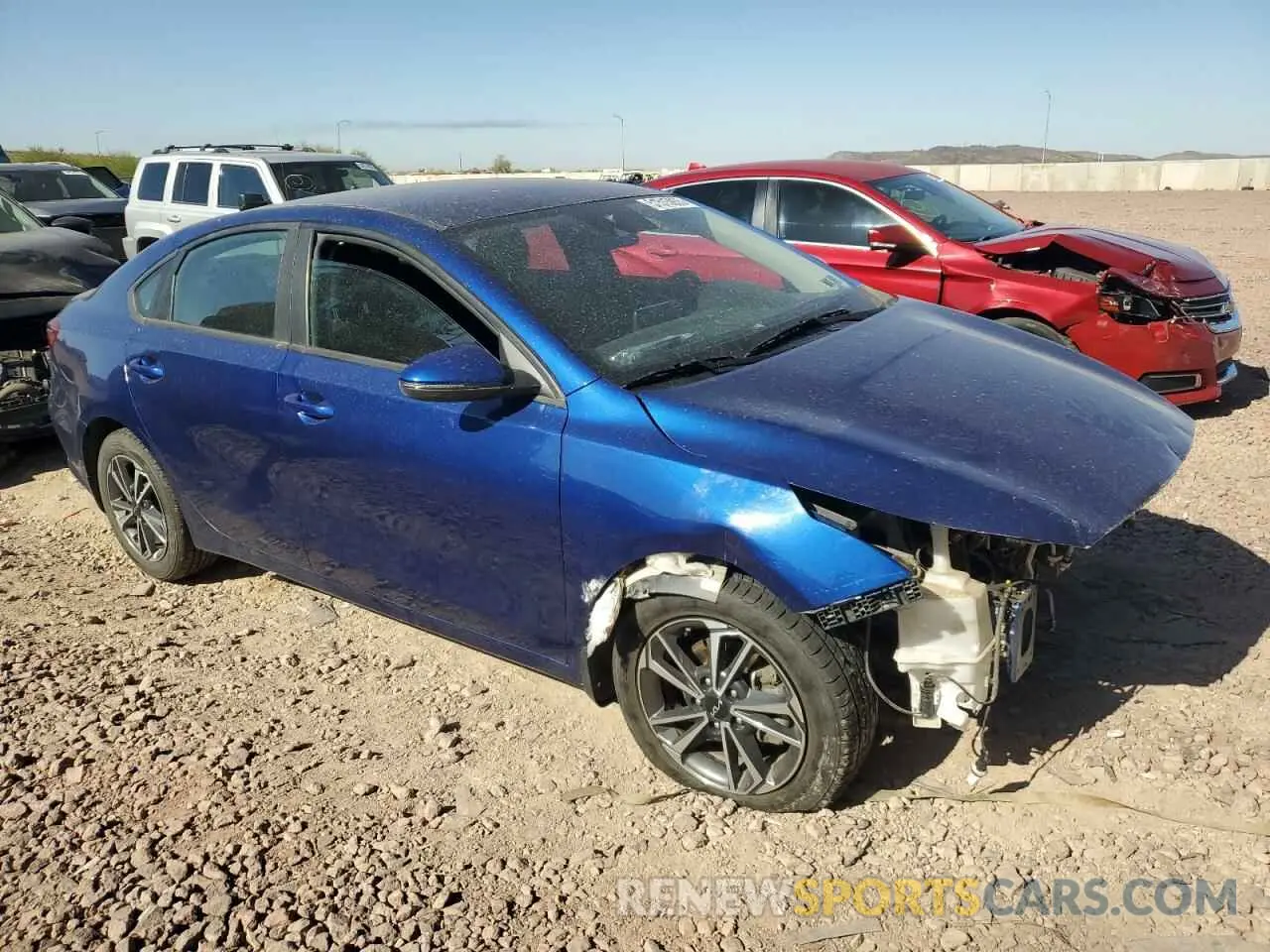 4 Фотография поврежденного автомобиля 3KPF24AD6NE496949 KIA FORTE 2022