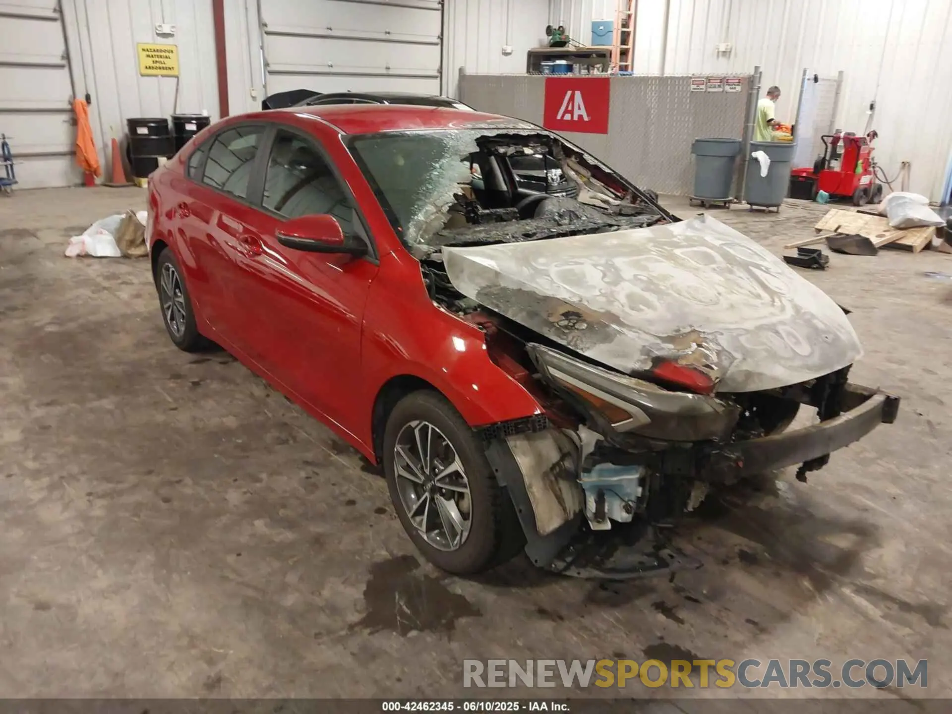 1 Photograph of a damaged car 3KPF24AD7NE430801 KIA FORTE 2022