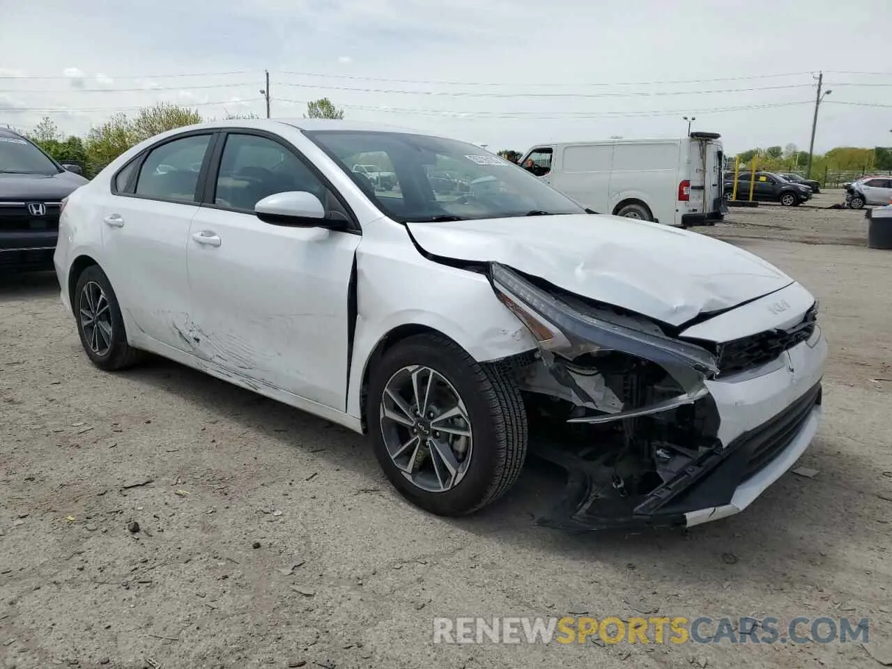 4 Photograph of a damaged car 3KPF24AD7NE452183 KIA FORTE 2022