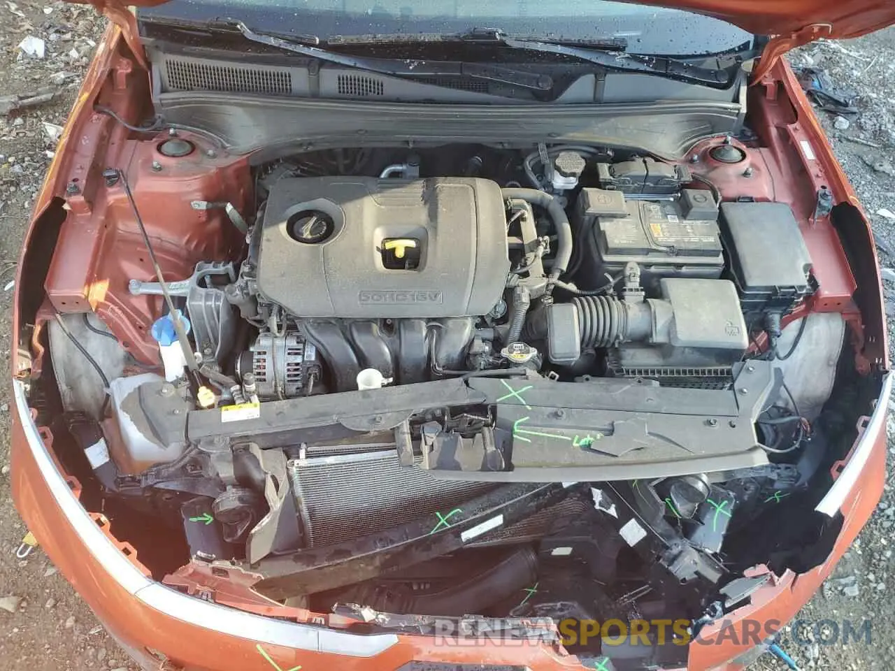 11 Photograph of a damaged car 3KPF24AD8NE467713 KIA FORTE 2022