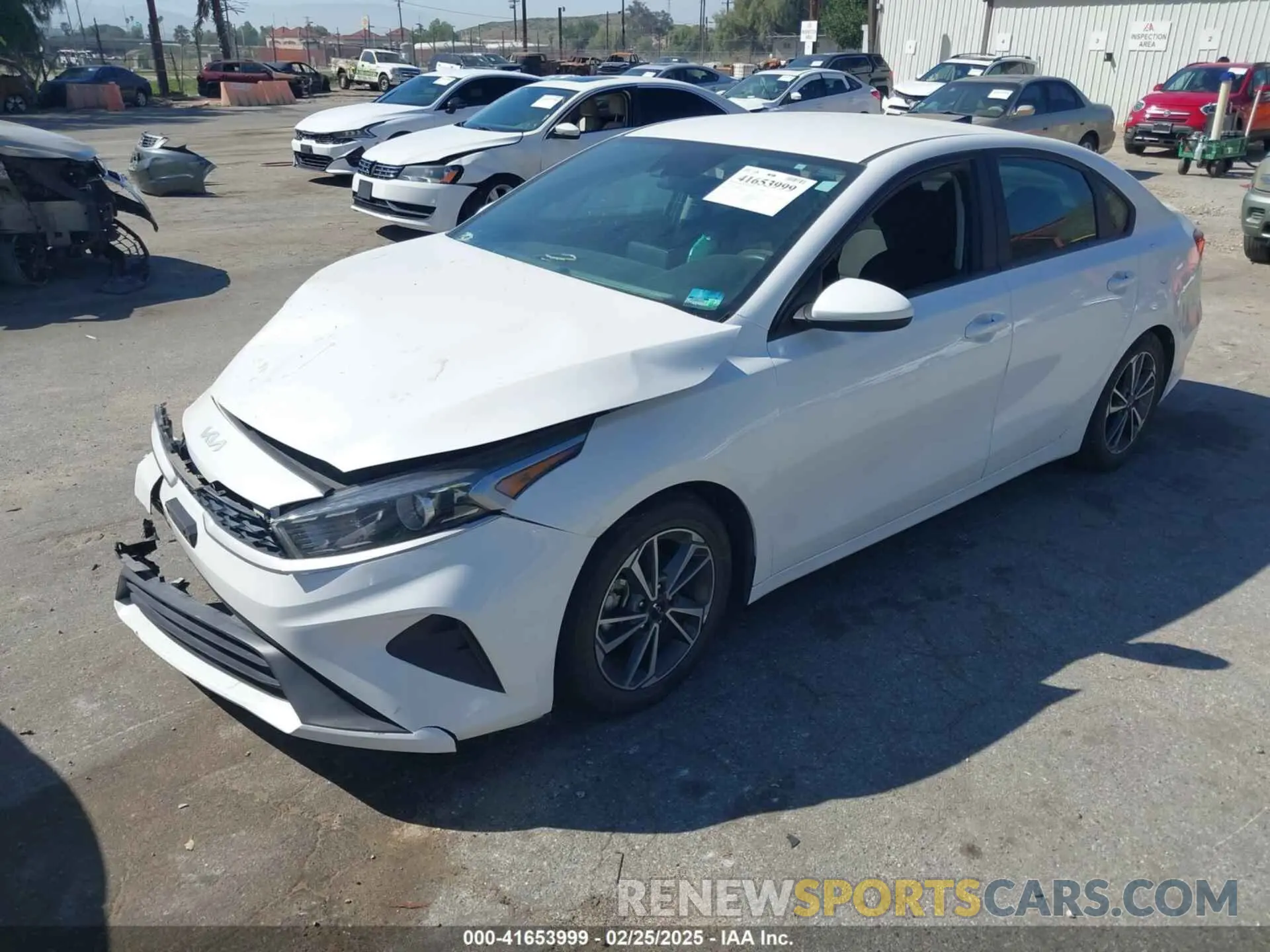 2 Photograph of a damaged car 3KPF24AD9NE446725 KIA FORTE 2022