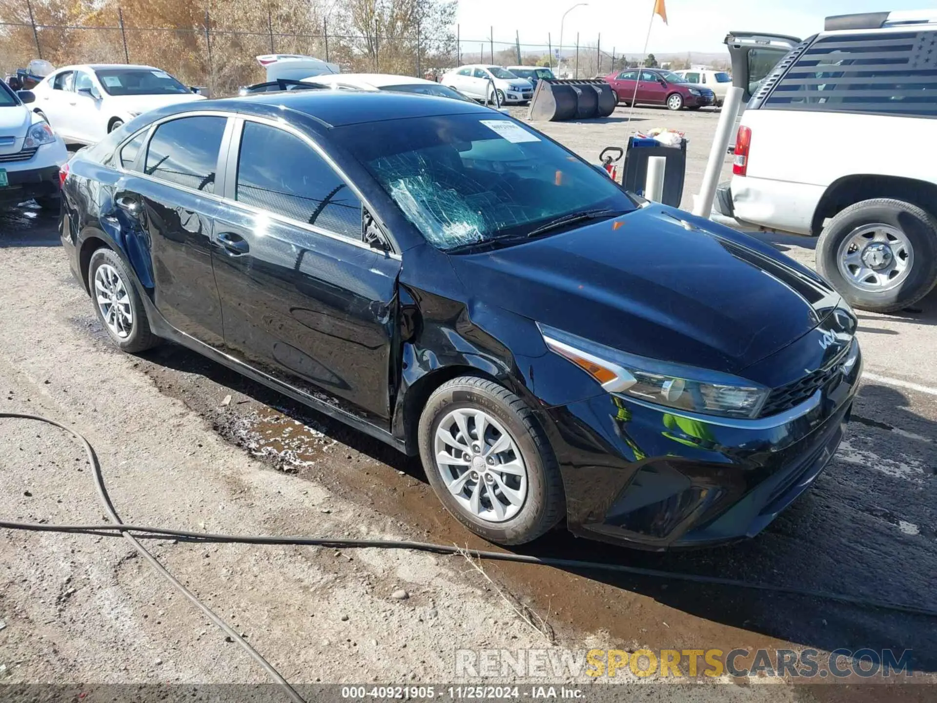 1 Photograph of a damaged car 3KPF24AD9NE476291 KIA FORTE 2022