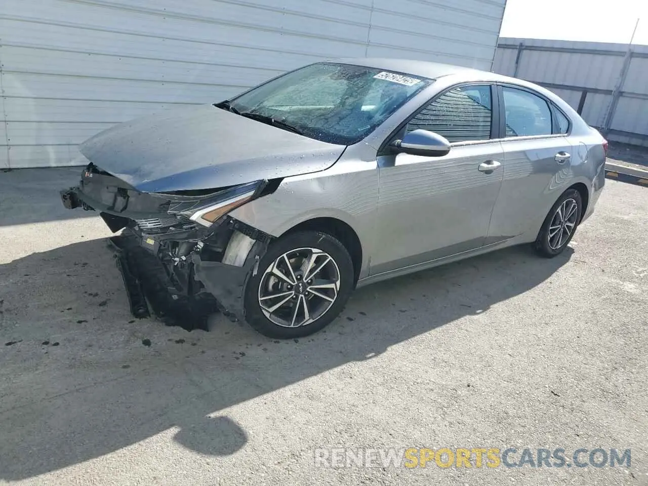 1 Photograph of a damaged car 3KPF24AD9NE480826 KIA FORTE 2022