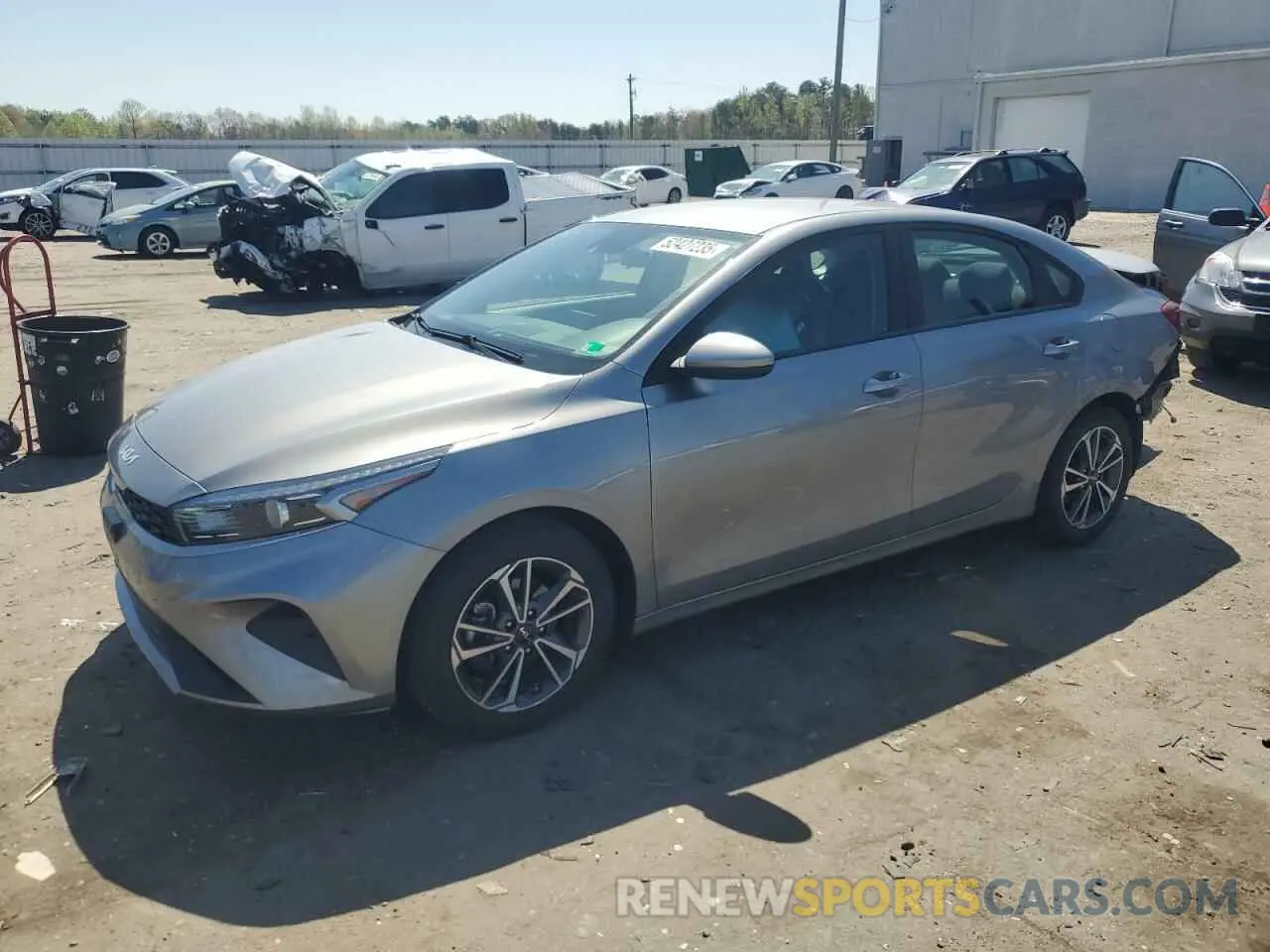 1 Photograph of a damaged car 3KPF24ADXNE424507 KIA FORTE 2022