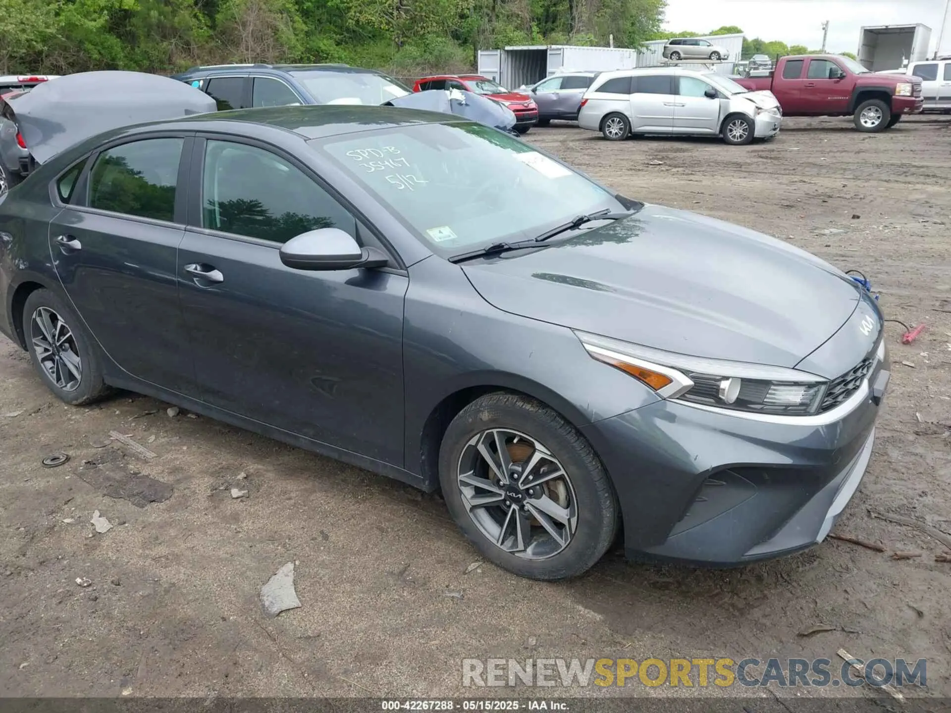 1 Photograph of a damaged car 3KPF24ADXNE448824 KIA FORTE 2022