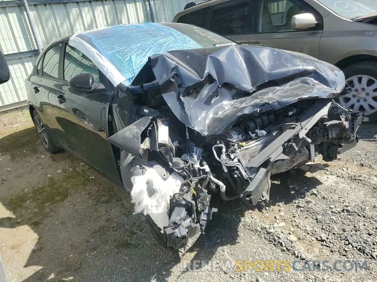 4 Photograph of a damaged car 3KPF24ADXNE493746 KIA FORTE 2022