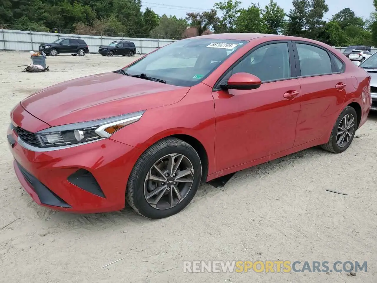 1 Photograph of a damaged car 3KPF24ADXNE496632 KIA FORTE 2022