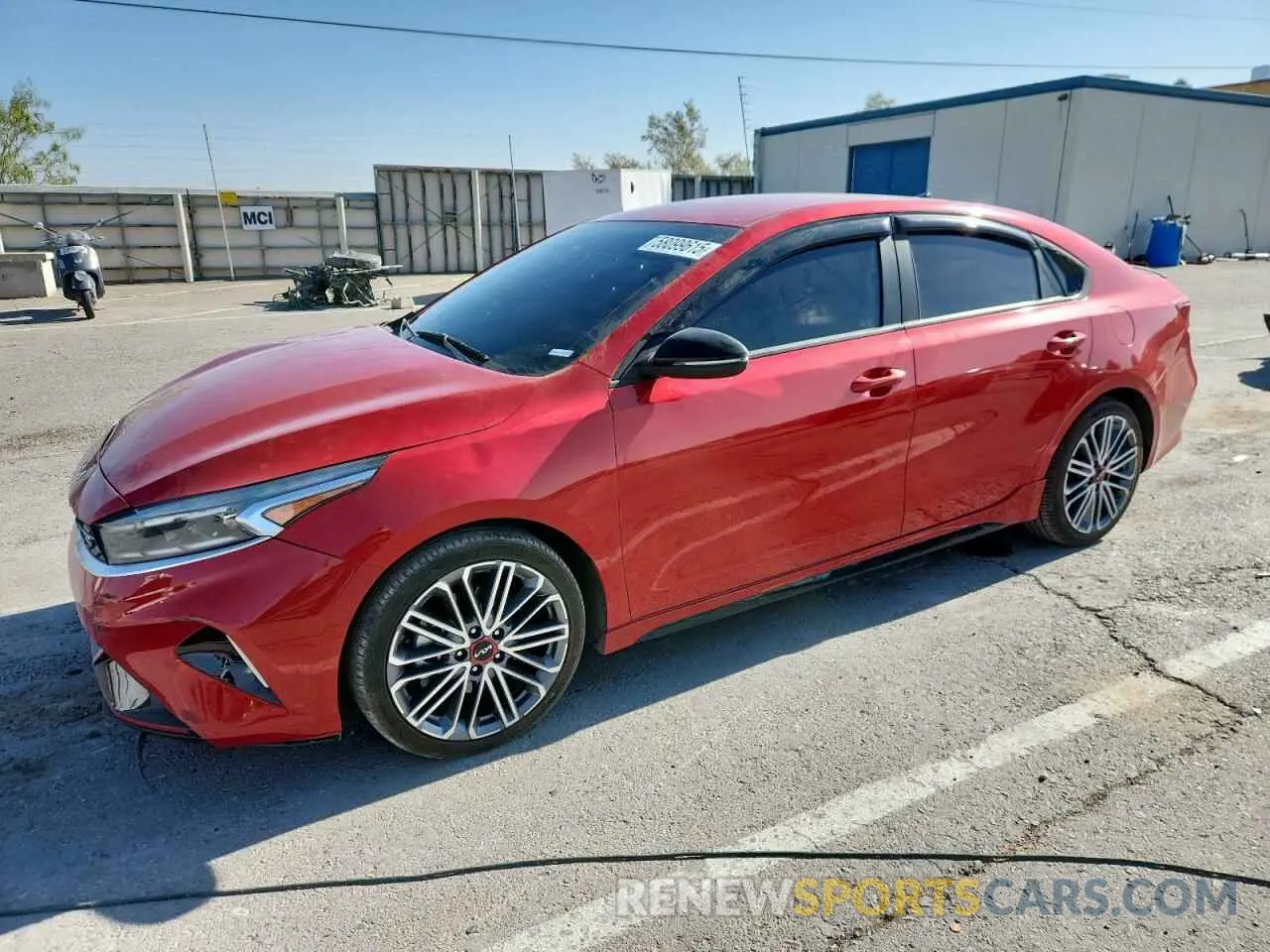 1 Photograph of a damaged car 3KPF44AC1NE477209 KIA FORTE 2022