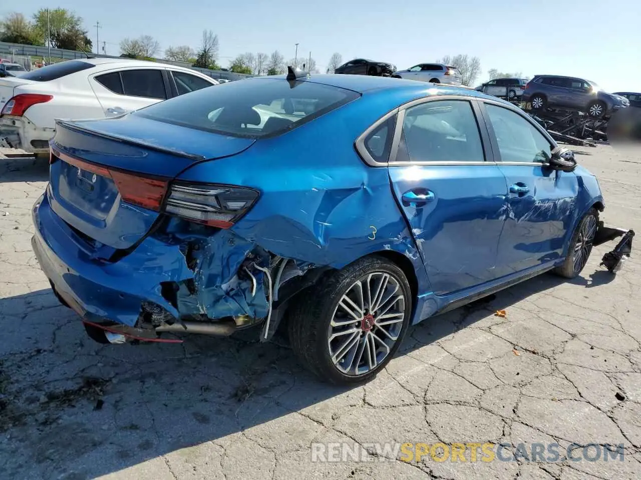 3 Фотография поврежденного автомобиля 3KPF44AC2NE479177 KIA FORTE 2022