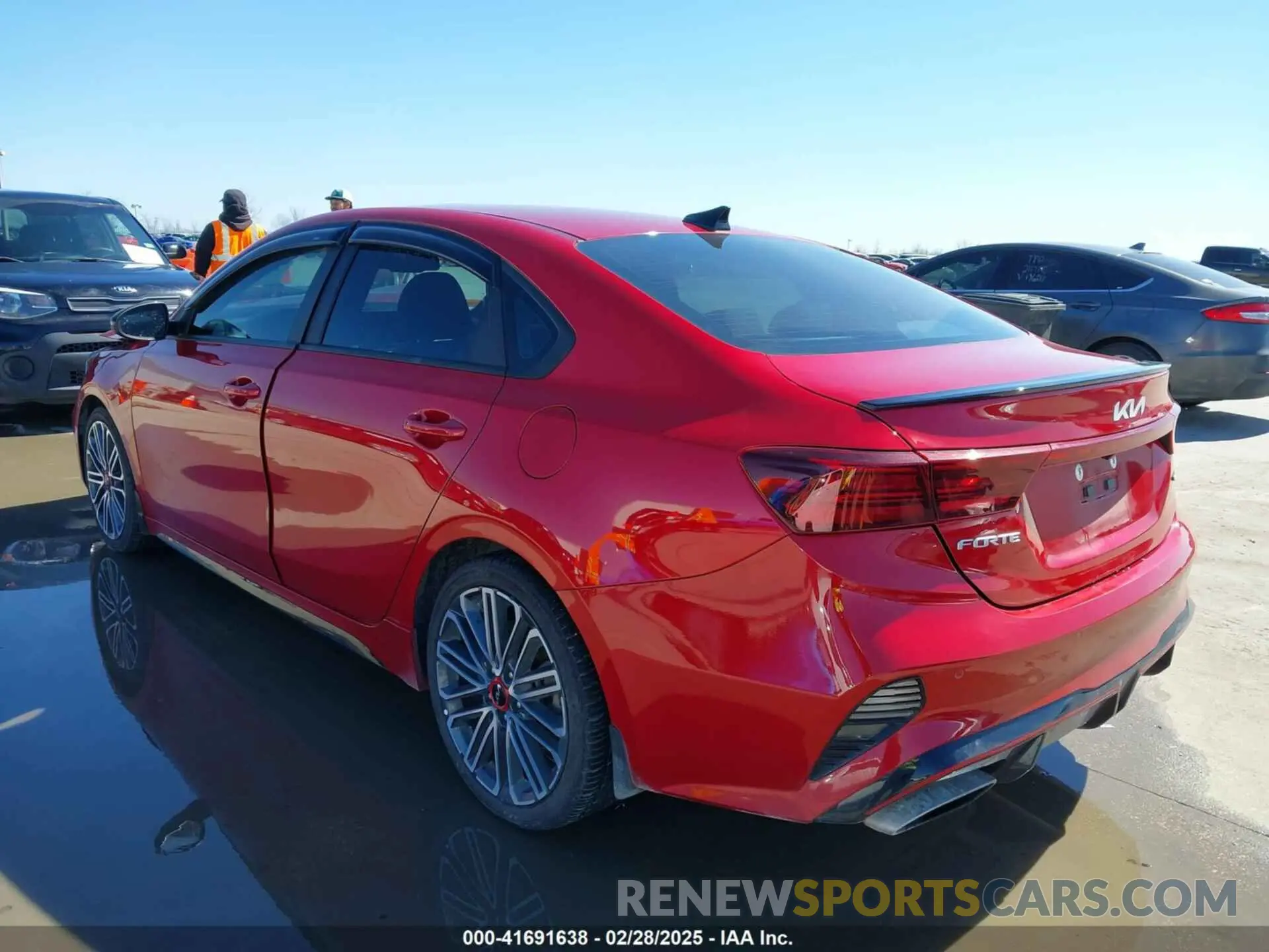 3 Photograph of a damaged car 3KPF44AC2NE485559 KIA FORTE 2022
