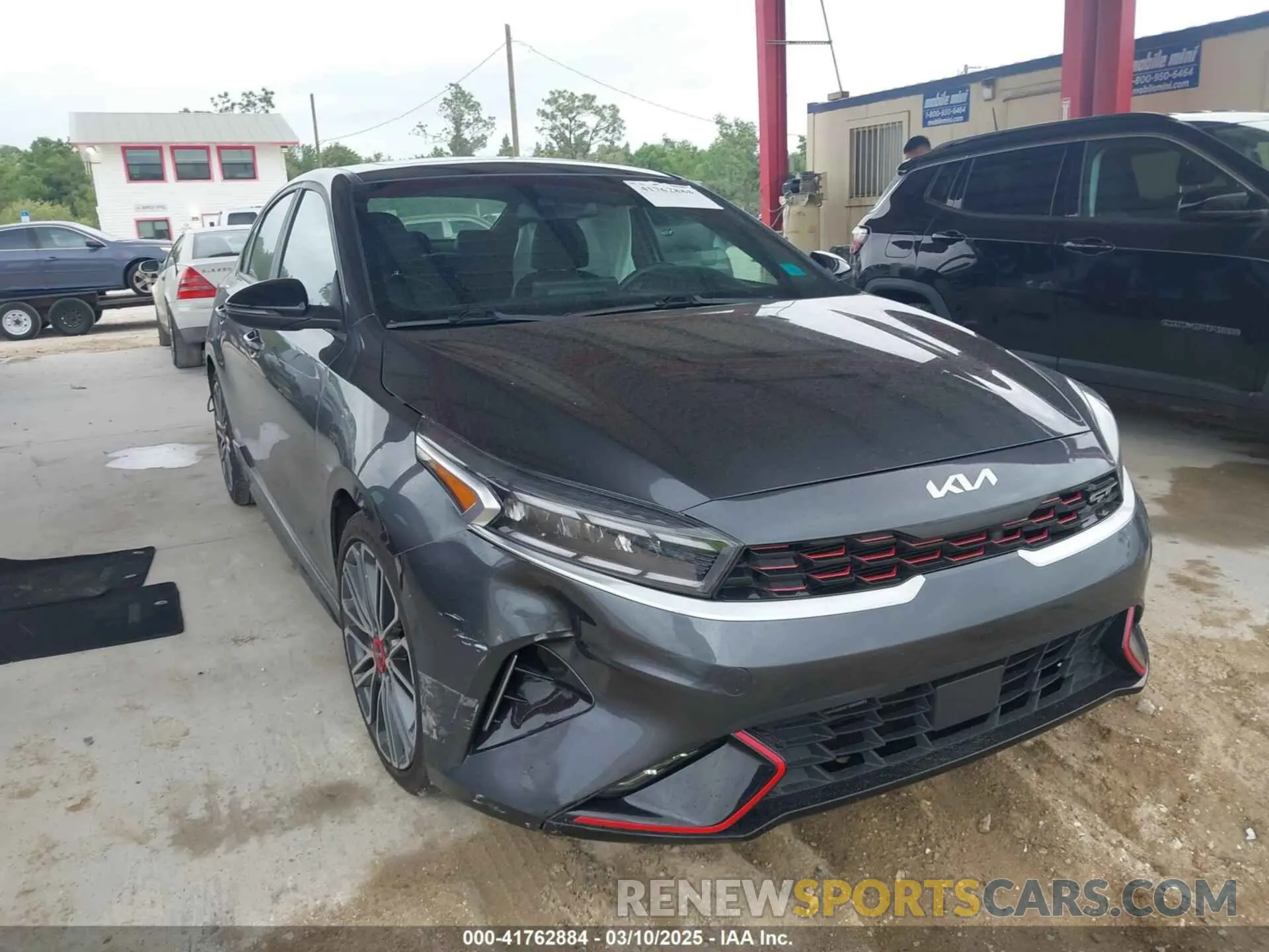 1 Photograph of a damaged car 3KPF44AC6NE458008 KIA FORTE 2022