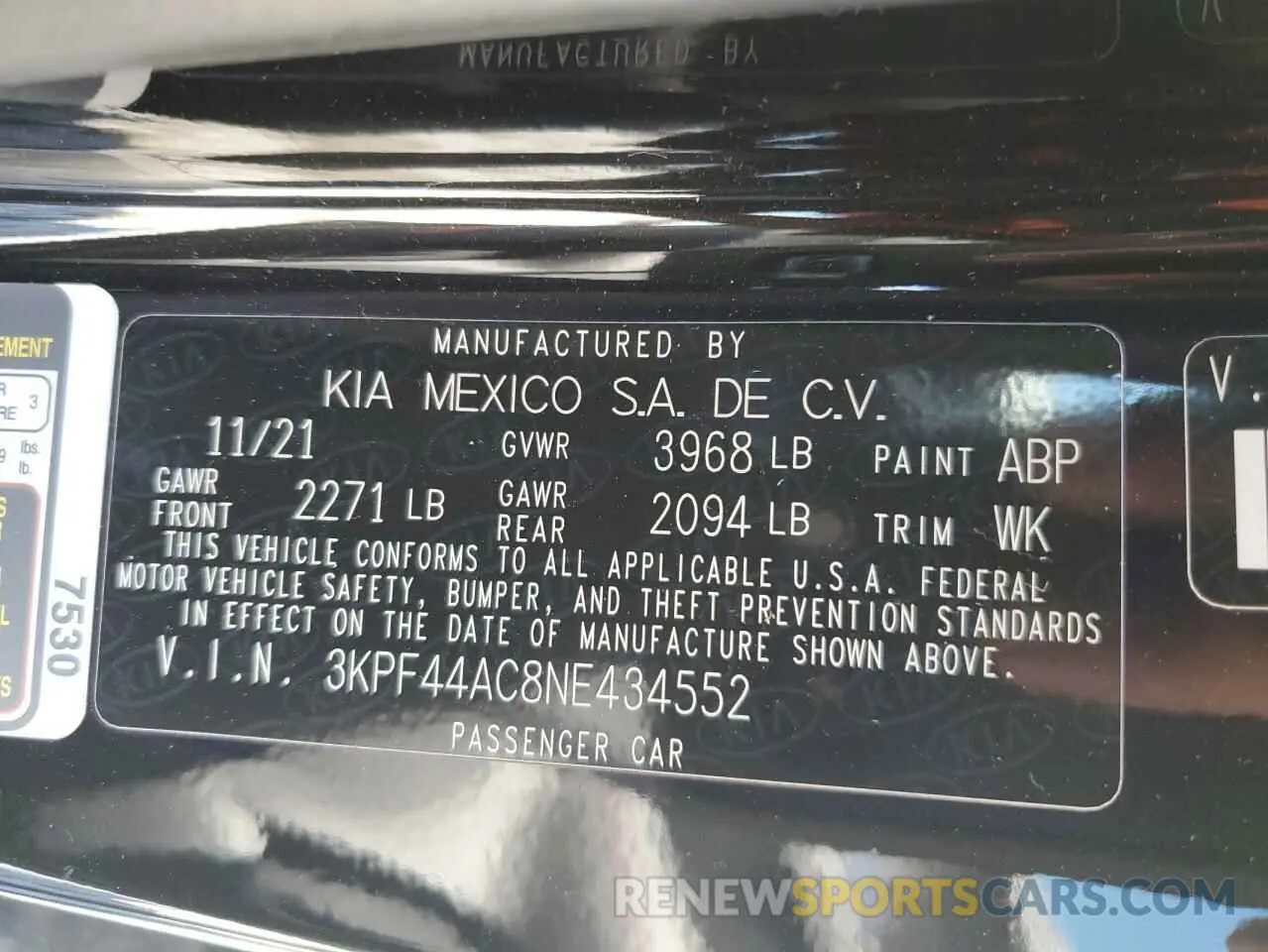 15 Фотография поврежденного автомобиля 3KPF44AC8NE434552 KIA FORTE 2022