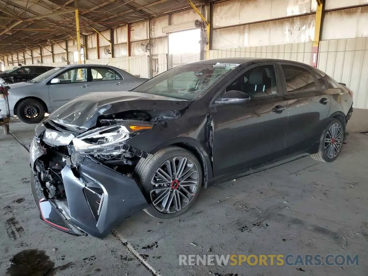 1 Photograph of a damaged car 3KPF44AC8NE465235 KIA FORTE 2022