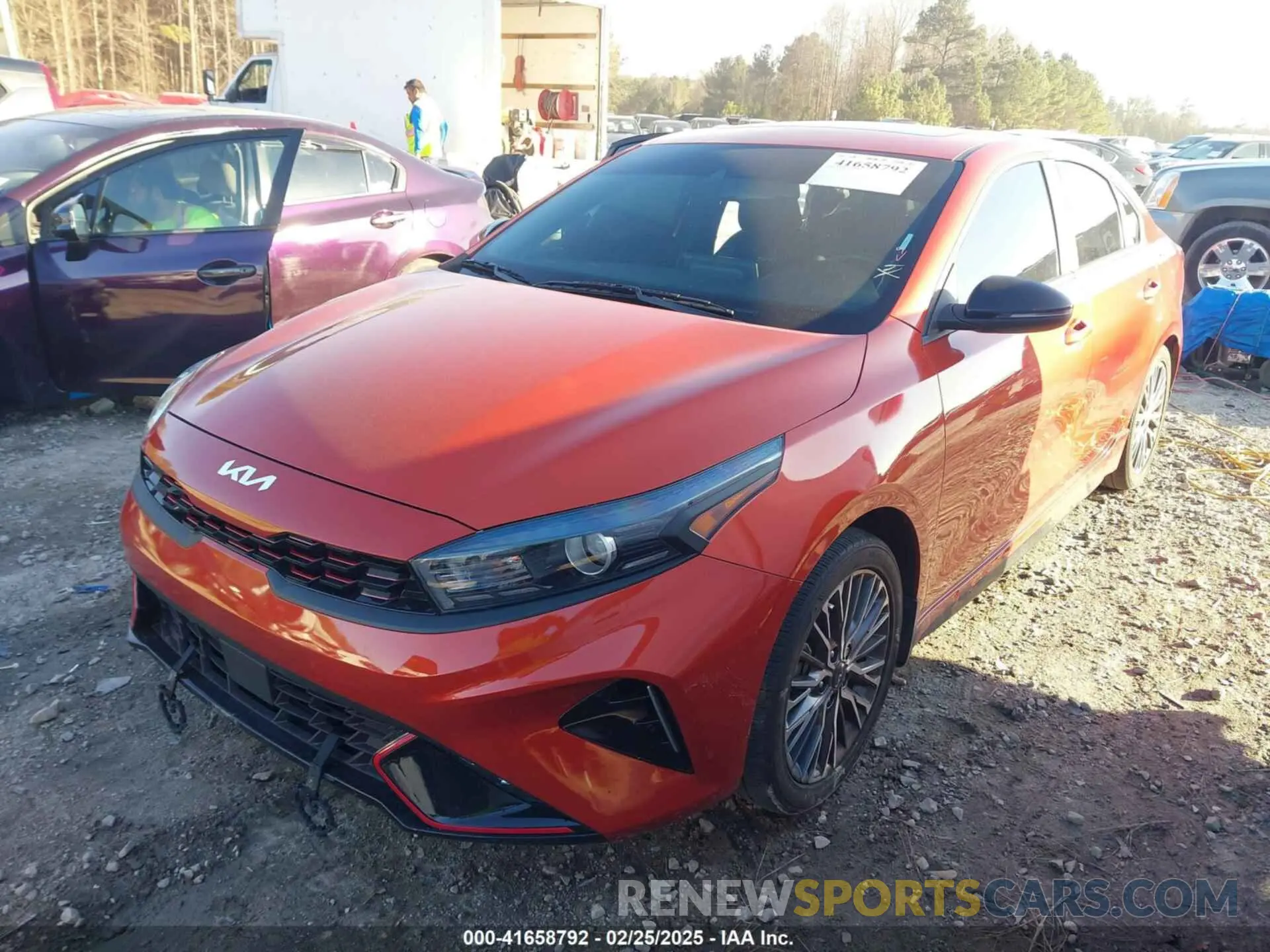 2 Photograph of a damaged car 3KPF54AD0NE500887 KIA FORTE 2022