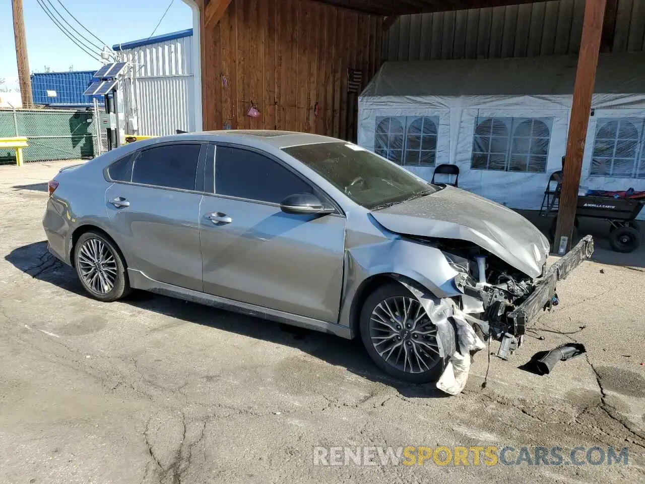 4 Фотография поврежденного автомобиля 3KPF54AD0NE504535 KIA FORTE 2022