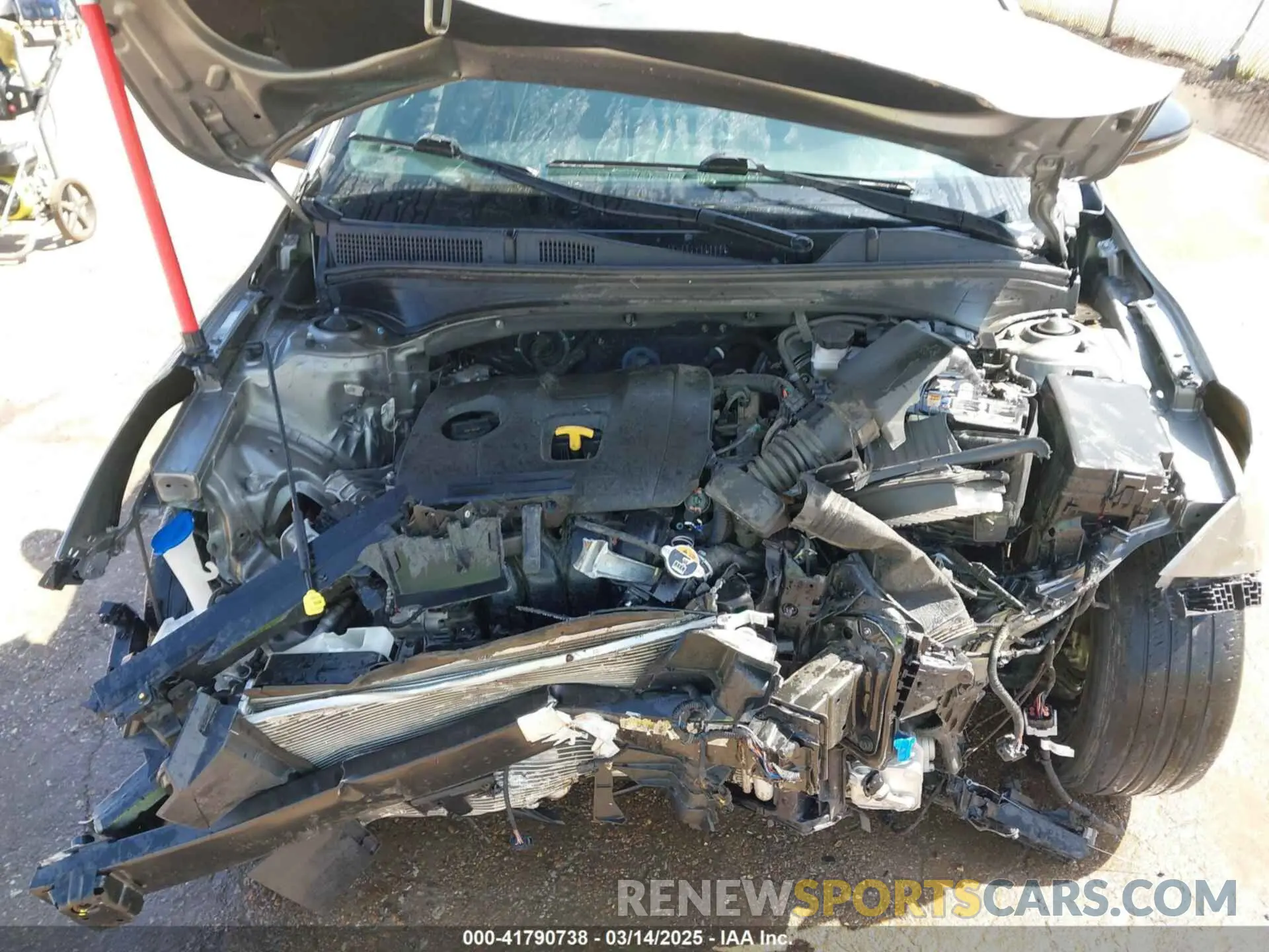 10 Фотография поврежденного автомобиля 3KPF54AD1NE435919 KIA FORTE 2022
