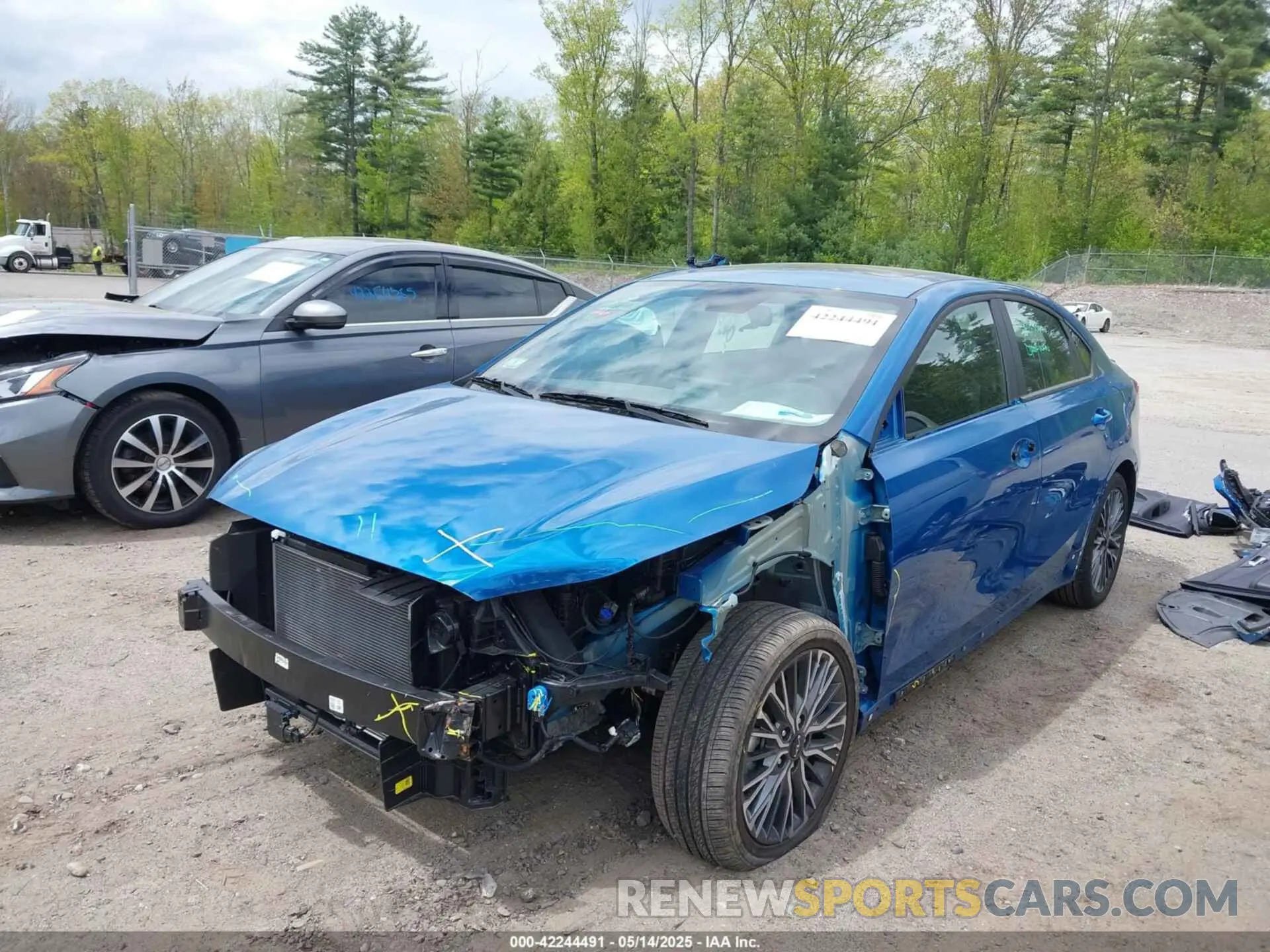 2 Photograph of a damaged car 3KPF54AD1NE477930 KIA FORTE 2022