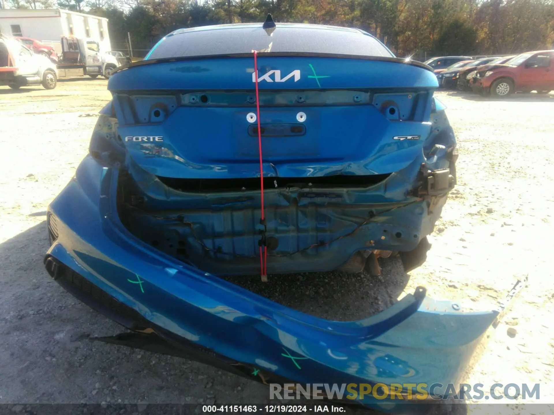 16 Photograph of a damaged car 3KPF54AD2NE428400 KIA FORTE 2022