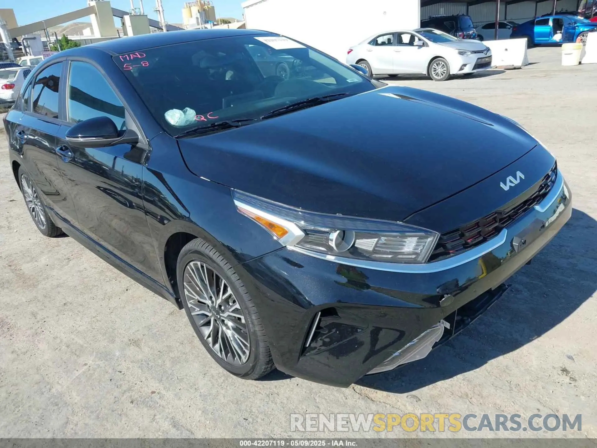 1 Photograph of a damaged car 3KPF54AD2NE433080 KIA FORTE 2022