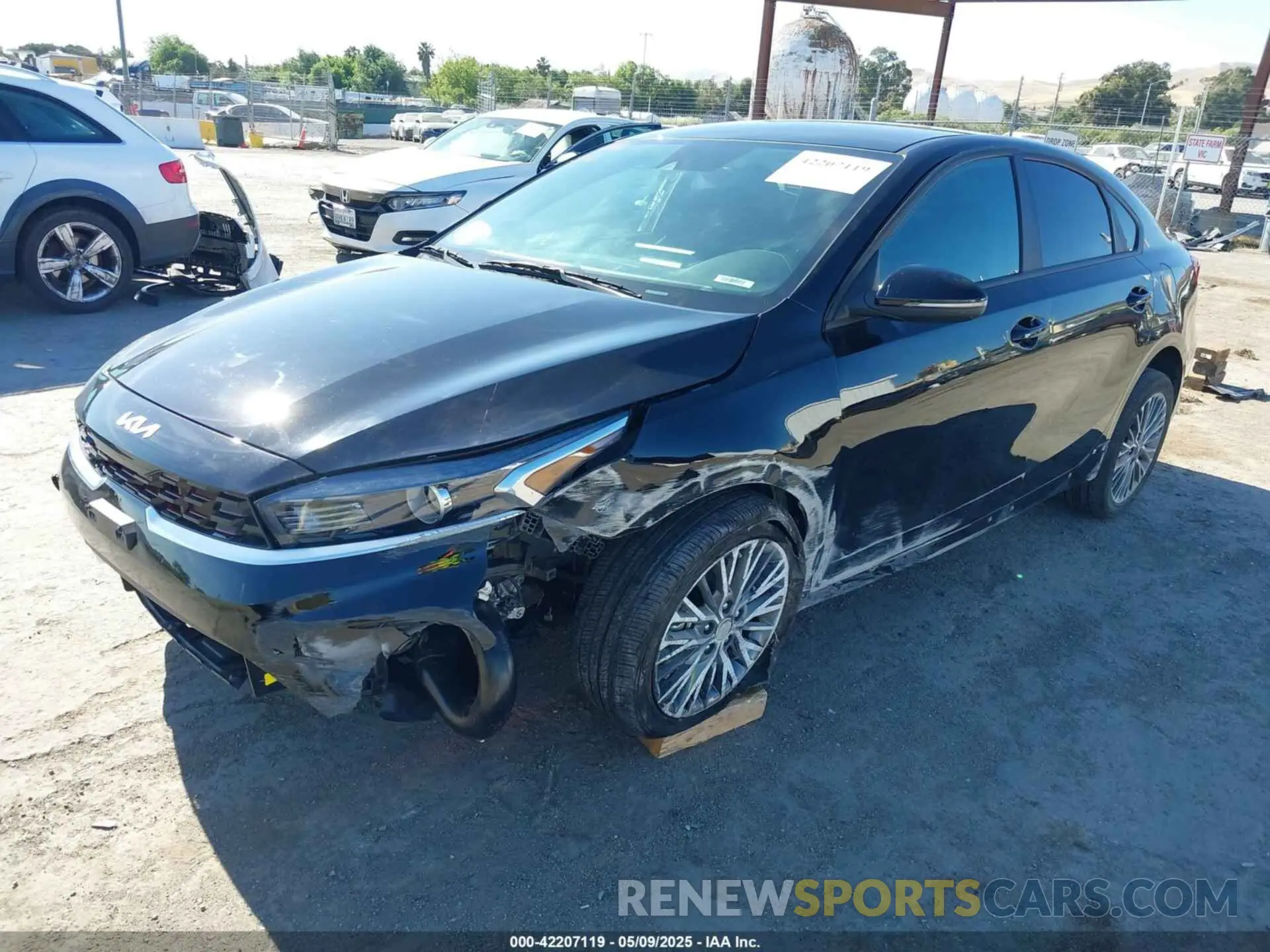 2 Photograph of a damaged car 3KPF54AD2NE433080 KIA FORTE 2022