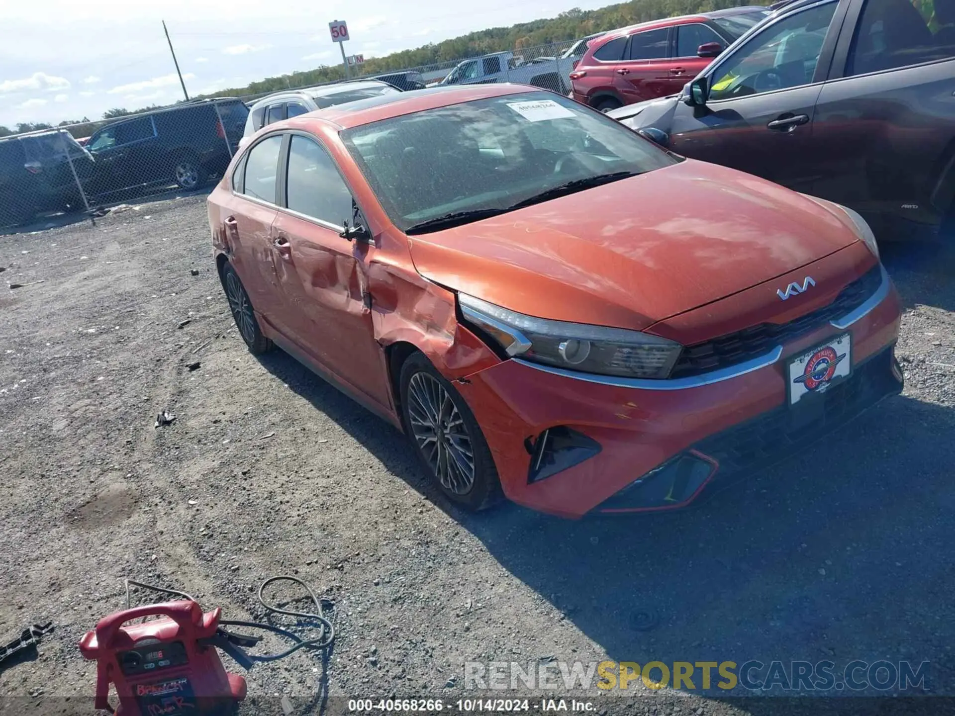 1 Photograph of a damaged car 3KPF54AD2NE469402 KIA FORTE 2022