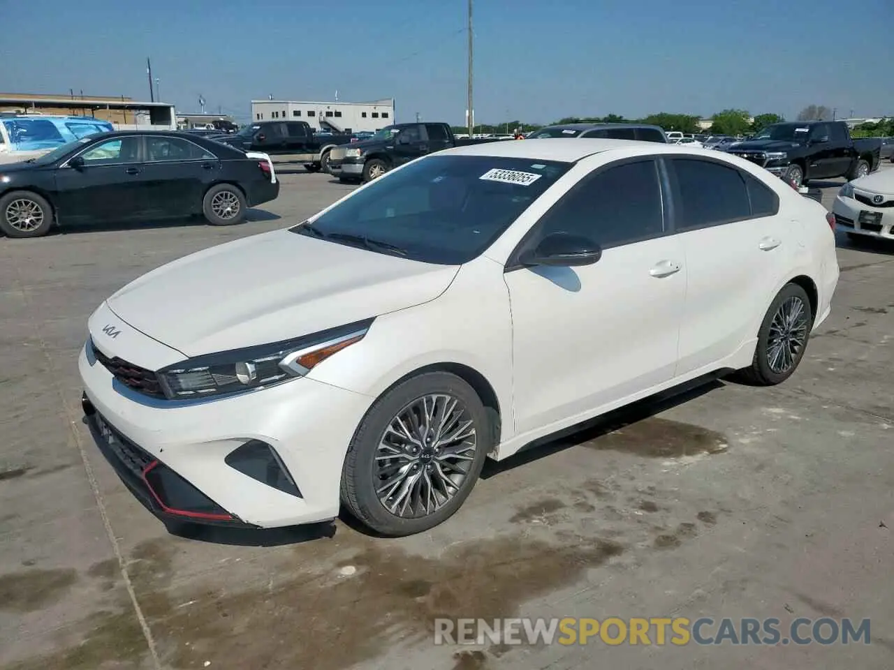 1 Photograph of a damaged car 3KPF54AD3NE432780 KIA FORTE 2022