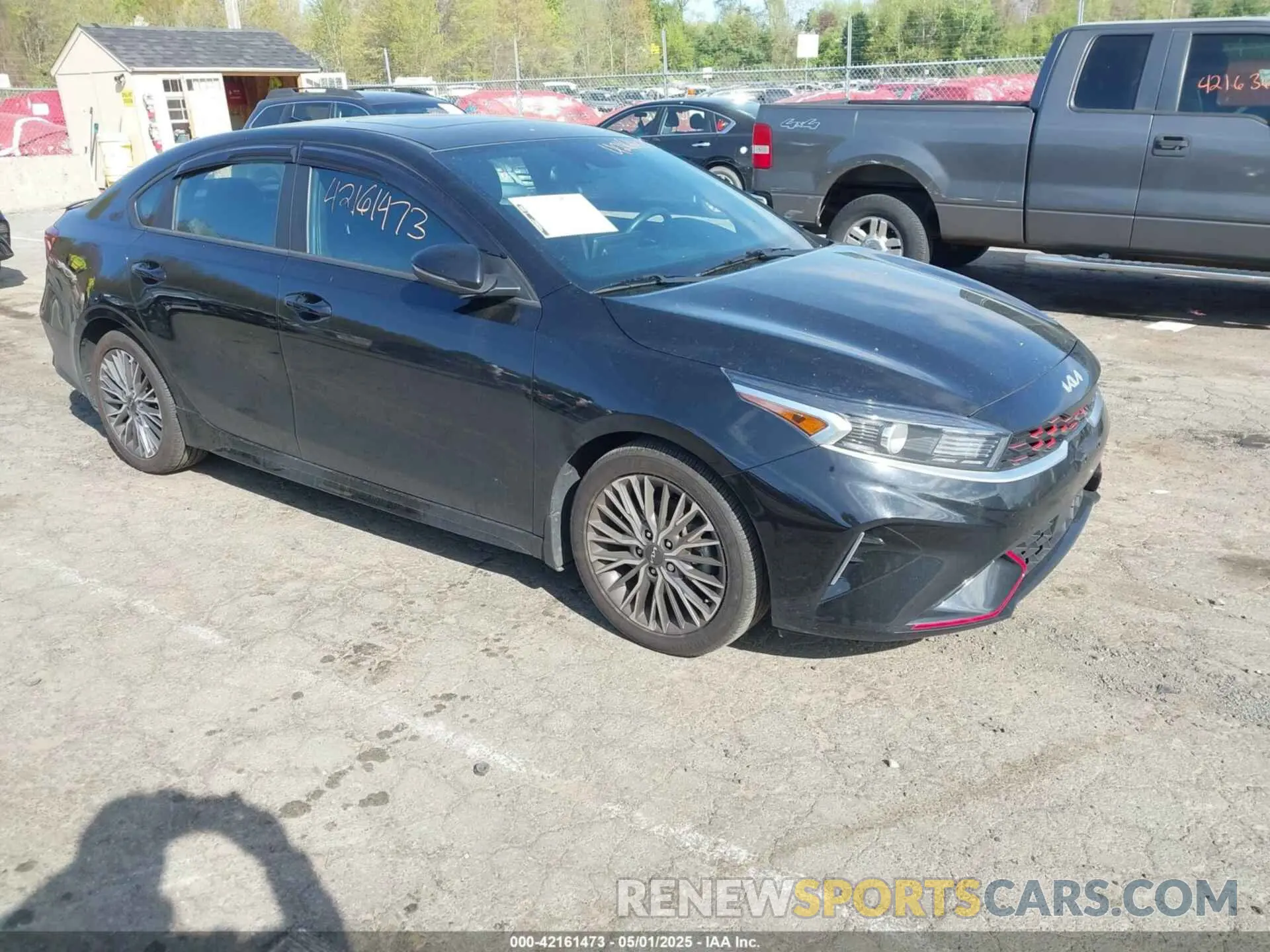 1 Photograph of a damaged car 3KPF54AD3NE495460 KIA FORTE 2022