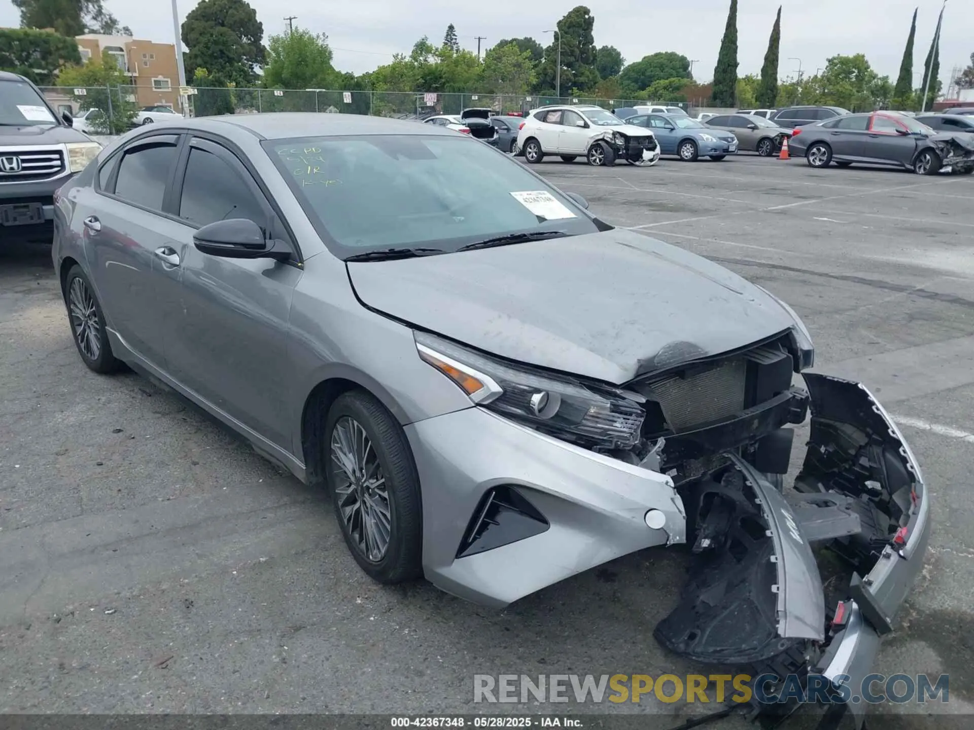 1 Photograph of a damaged car 3KPF54AD4NE433176 KIA FORTE 2022