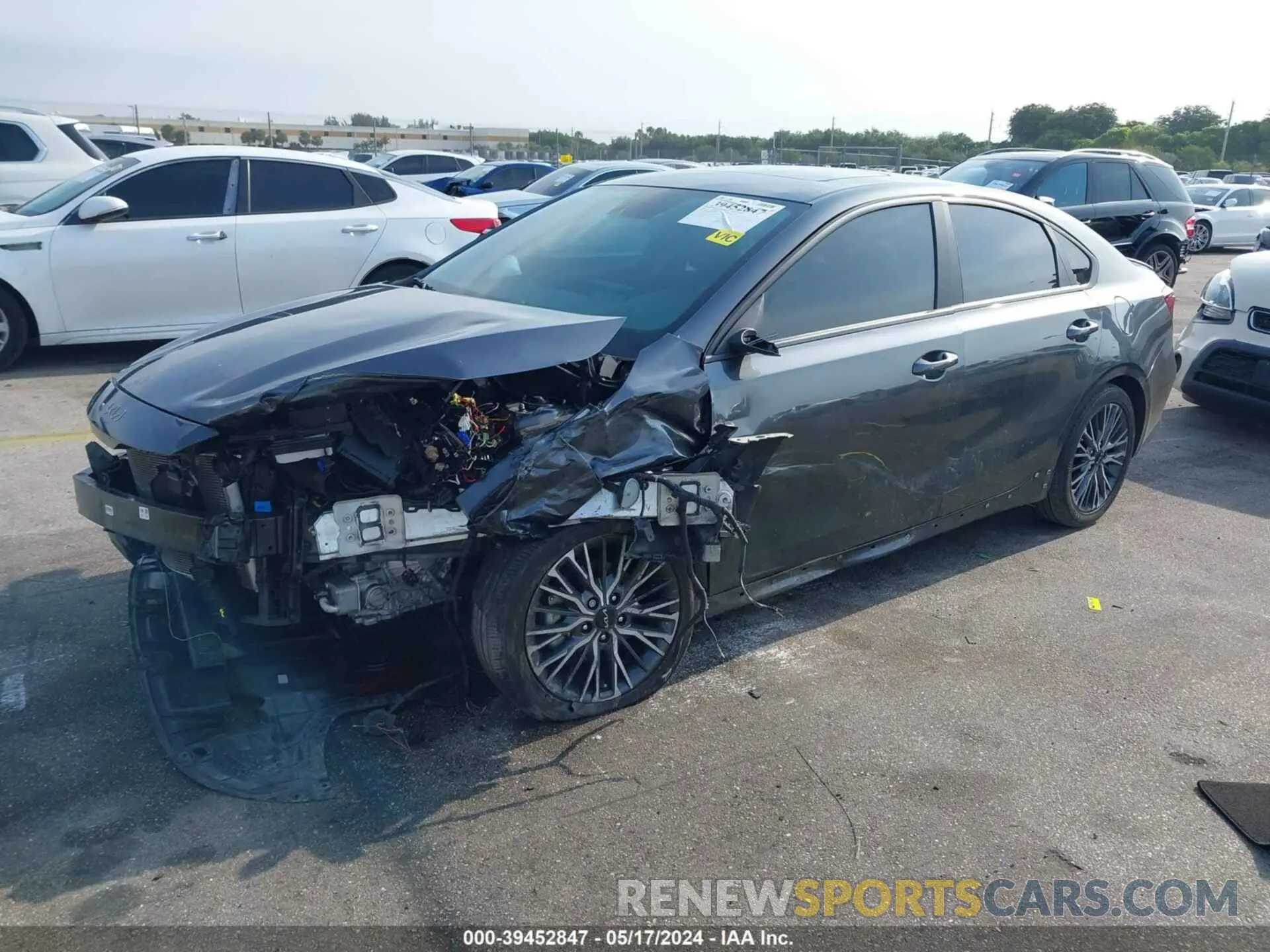 2 Photograph of a damaged car 3KPF54AD4NE444761 KIA FORTE 2022