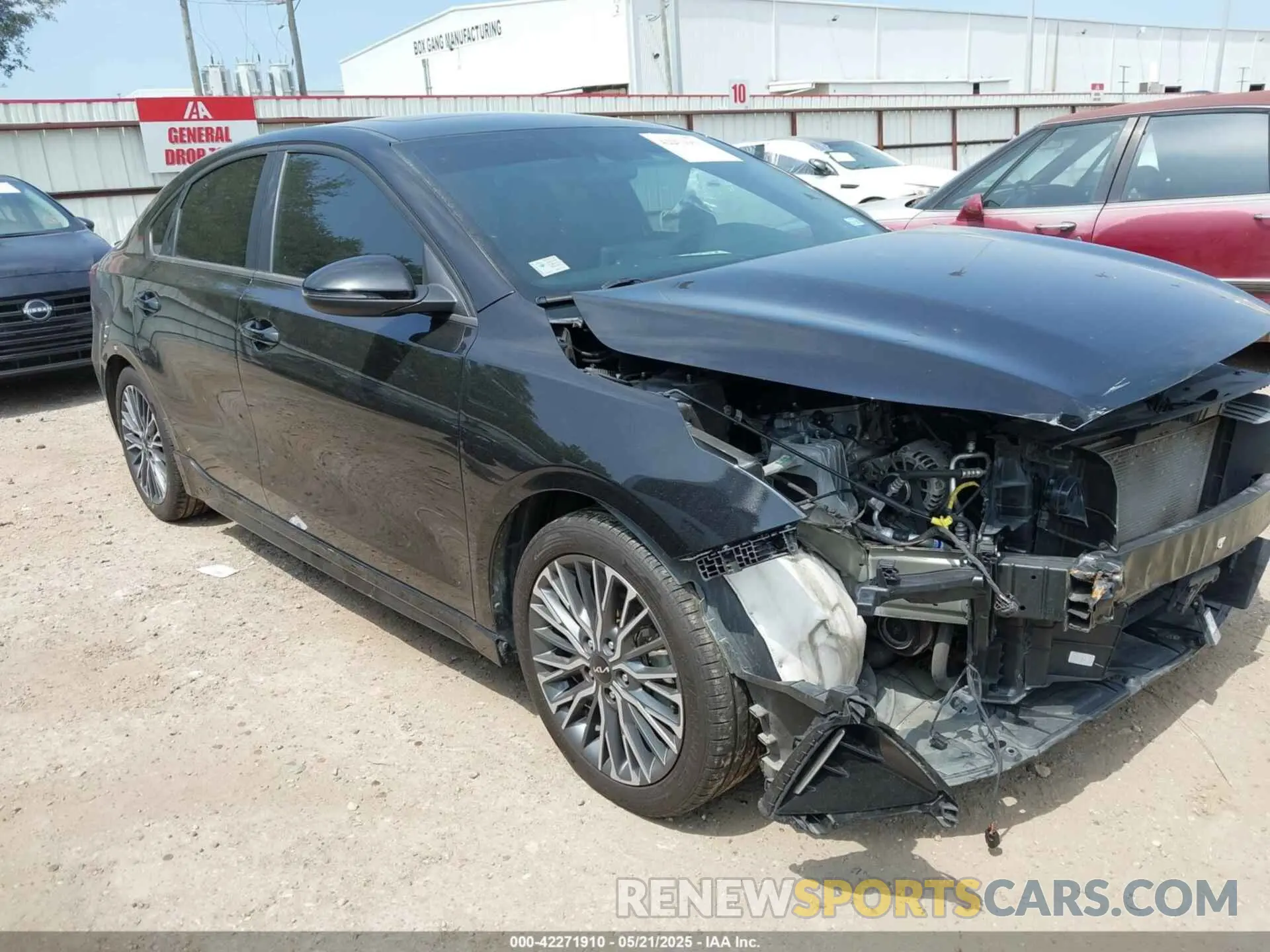 1 Photograph of a damaged car 3KPF54AD5NE481043 KIA FORTE 2022