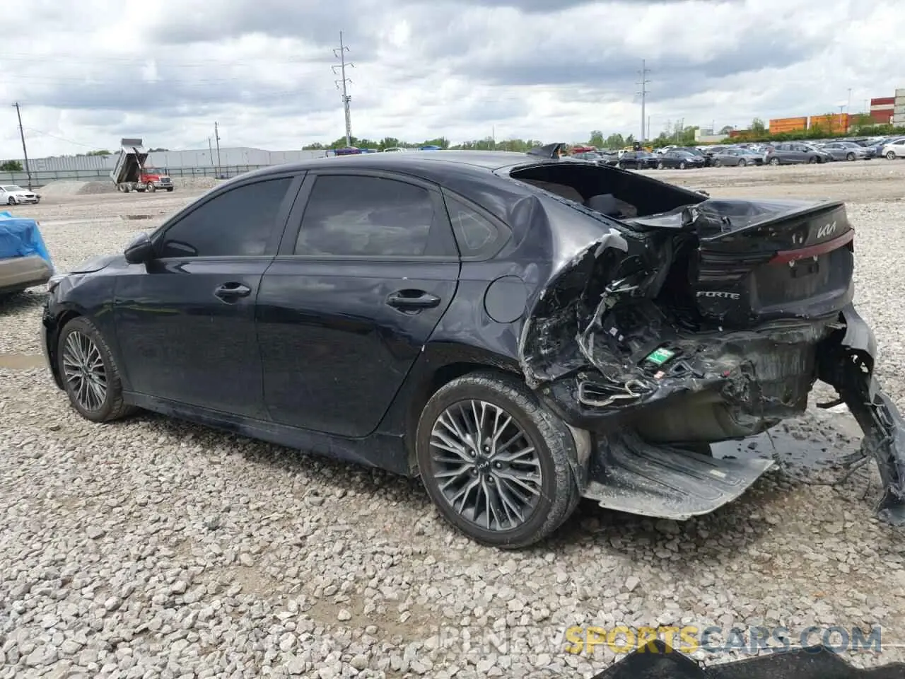 2 Photograph of a damaged car 3KPF54AD6NE438640 KIA FORTE 2022
