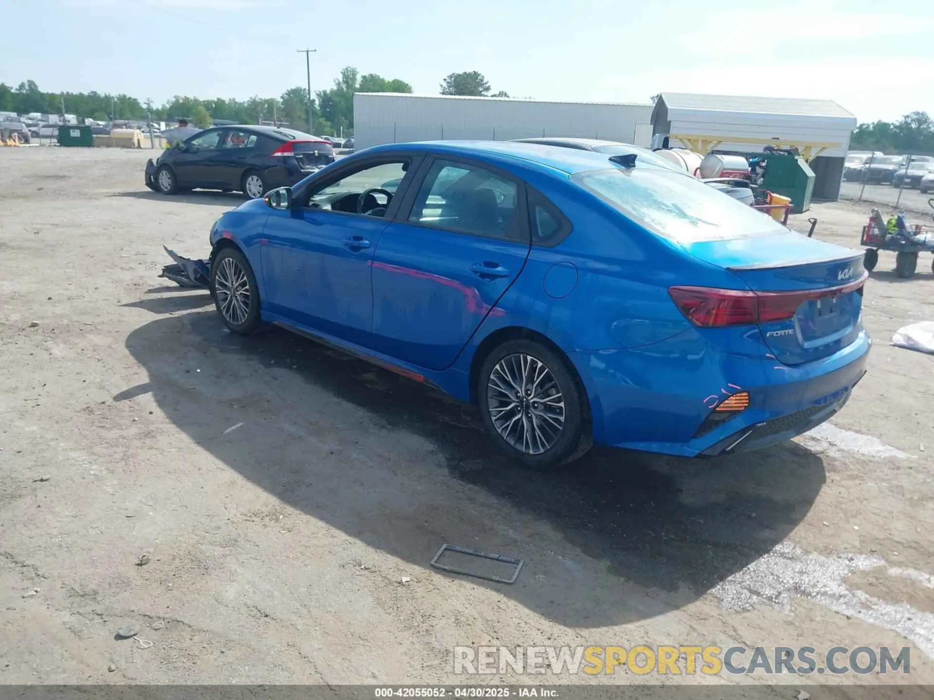 3 Фотография поврежденного автомобиля 3KPF54AD7NE442356 KIA FORTE 2022