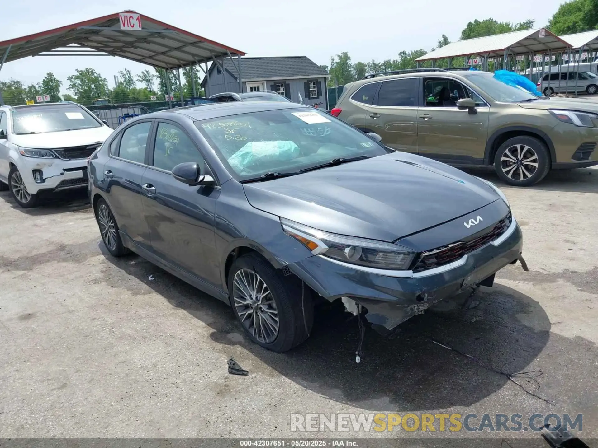 1 Фотография поврежденного автомобиля 3KPF54AD7NE454720 KIA FORTE 2022