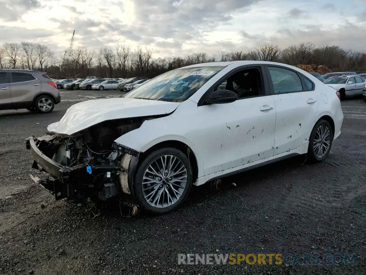 1 Photograph of a damaged car 3KPF54AD8NE492246 KIA FORTE 2022